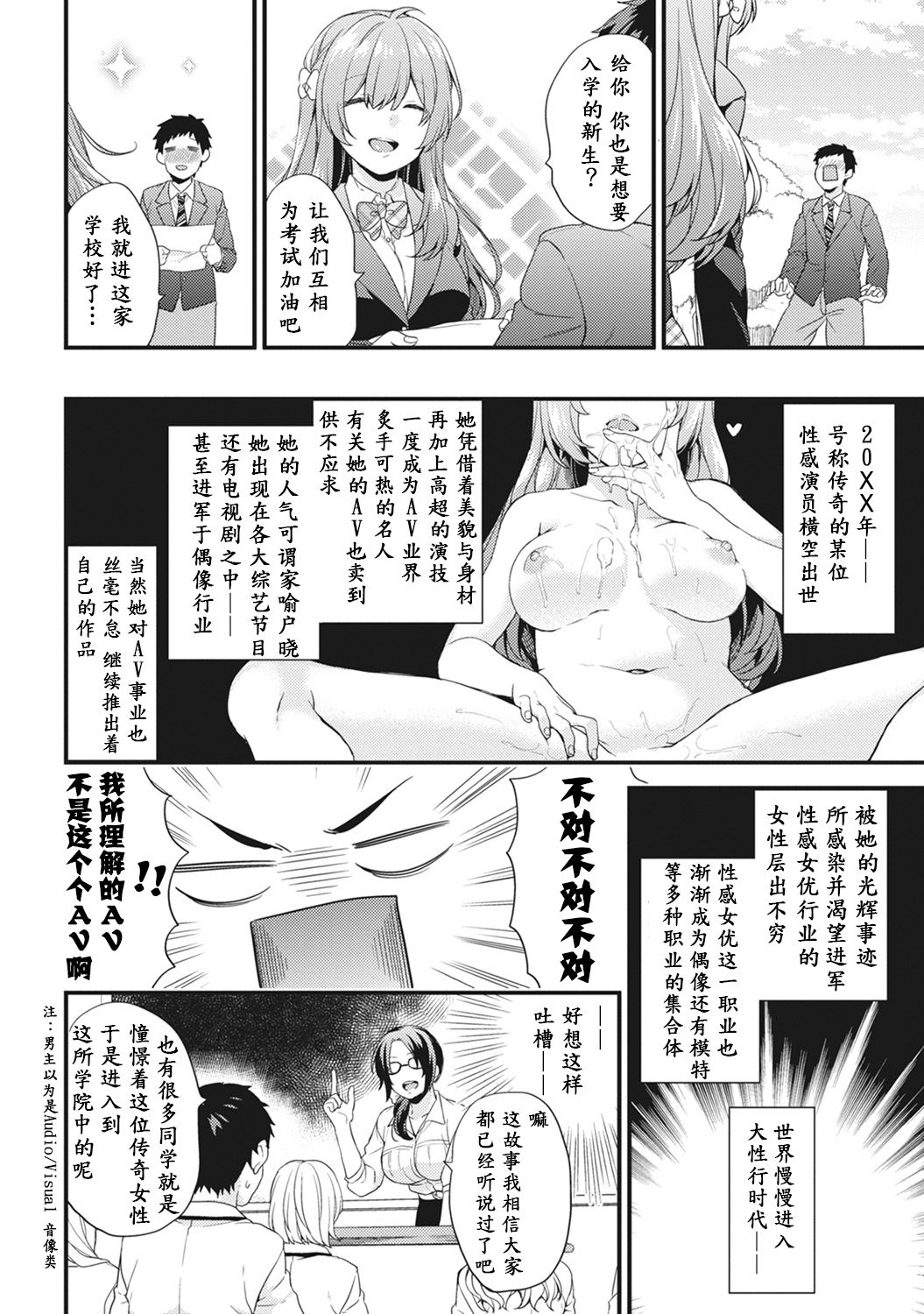 [sorani] AV専門学校へようこそ! 第1話 (COMIC アナンガ・ランガ Vol.28) [中国翻訳]