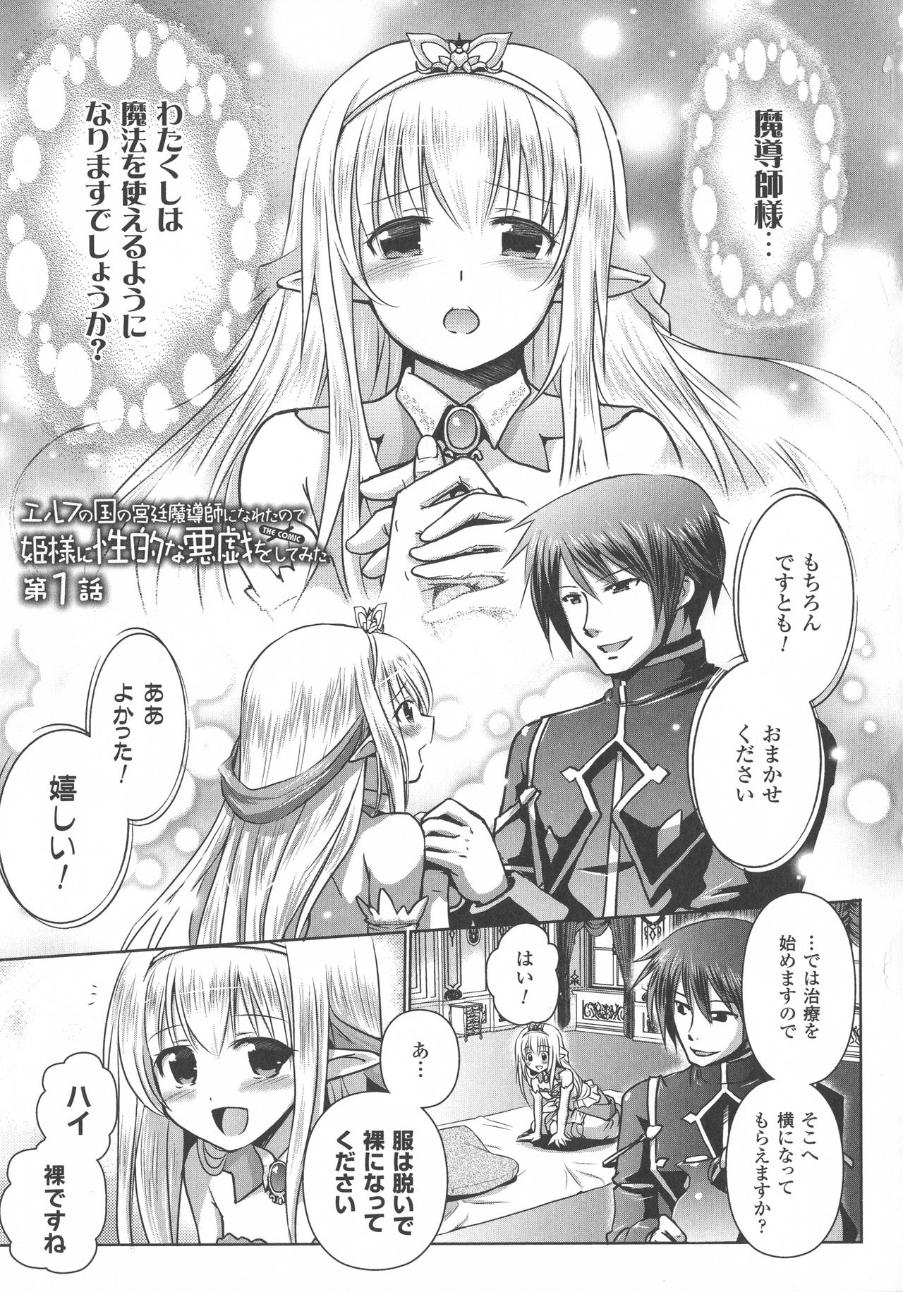 [磯貝武連, 時丸佳久] エルフの国の宮廷魔導師になれたので姫様に性的な悪戯をしてみた THE COMIC