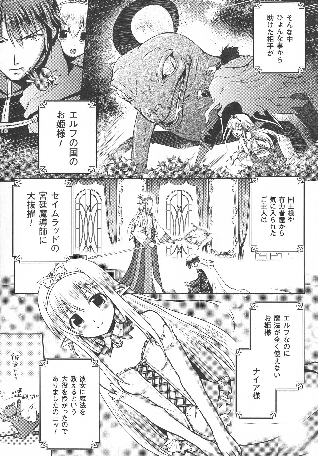 [磯貝武連, 時丸佳久] エルフの国の宮廷魔導師になれたので姫様に性的な悪戯をしてみた THE COMIC