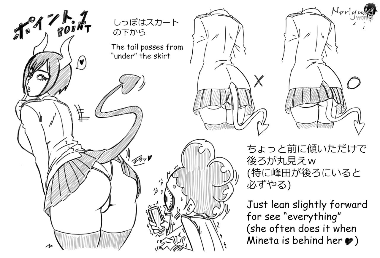 【のりゆきワークス】SwimsuitSuccubus×ミネタ（僕のヒーローアカデミア）【英語】