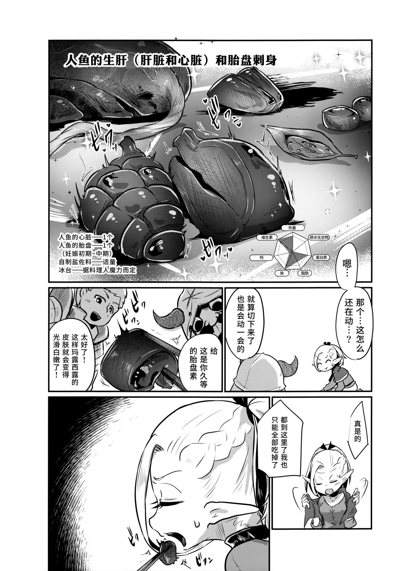 (C91) [電脳ちょこれーと (AwA)] 人魚飯 [中国翻訳]