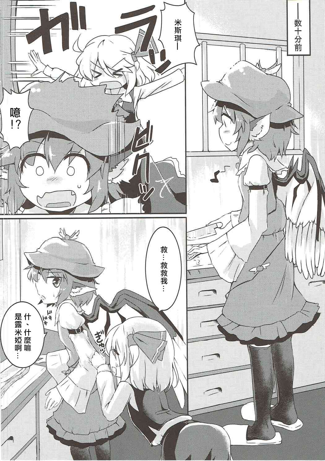 (例大祭14) [らーめんらいす (らじー)] ルーミアとミスティアがイチャつくスケベ本 (東方Project) [中国翻訳]