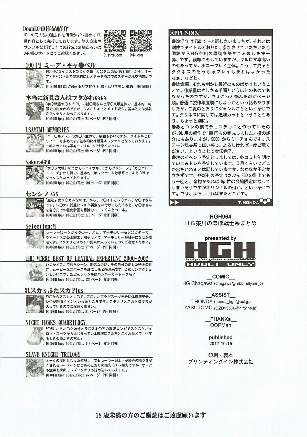 (COMIC1☆12) [HGH (HG茶川)] HG茶川のほぼ戦士系まとめ (よろず)