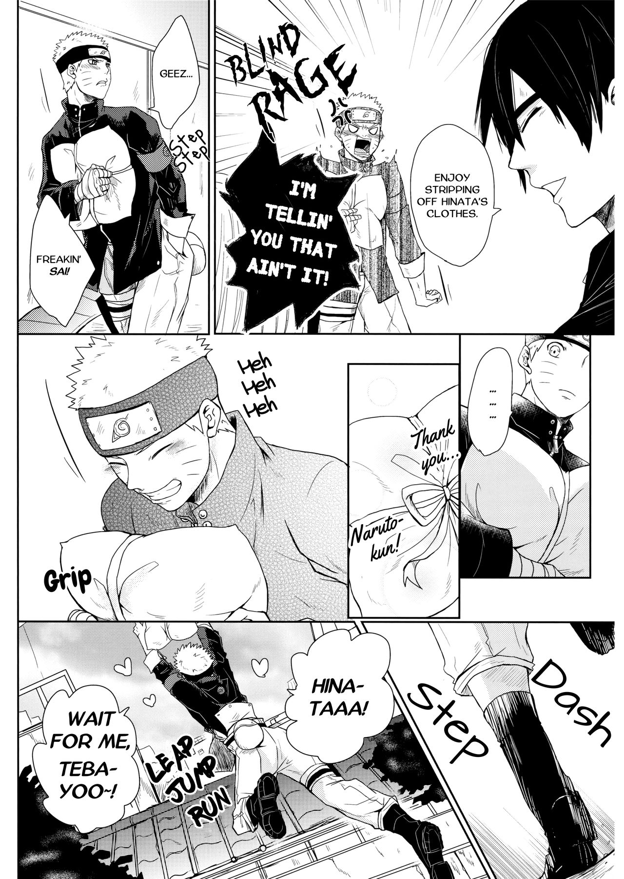 (お忍びデート) [Ring Memo (おれっと)] ねこぱに (NARUTO -ナルト-) [英訳]