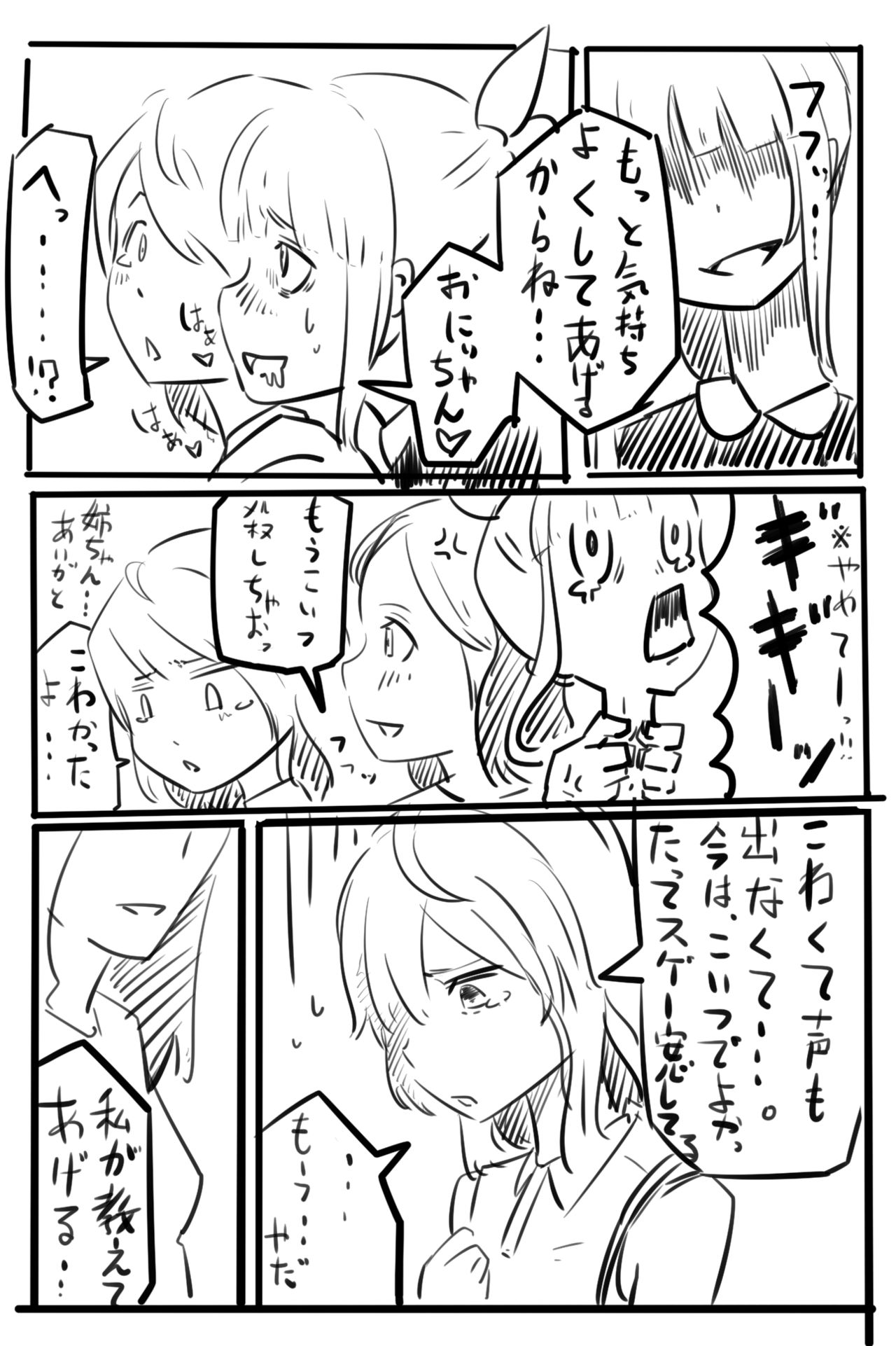 [ポリウレタ] [TSF]妹「女体化した兄を犯すw」[百合注意]＃参