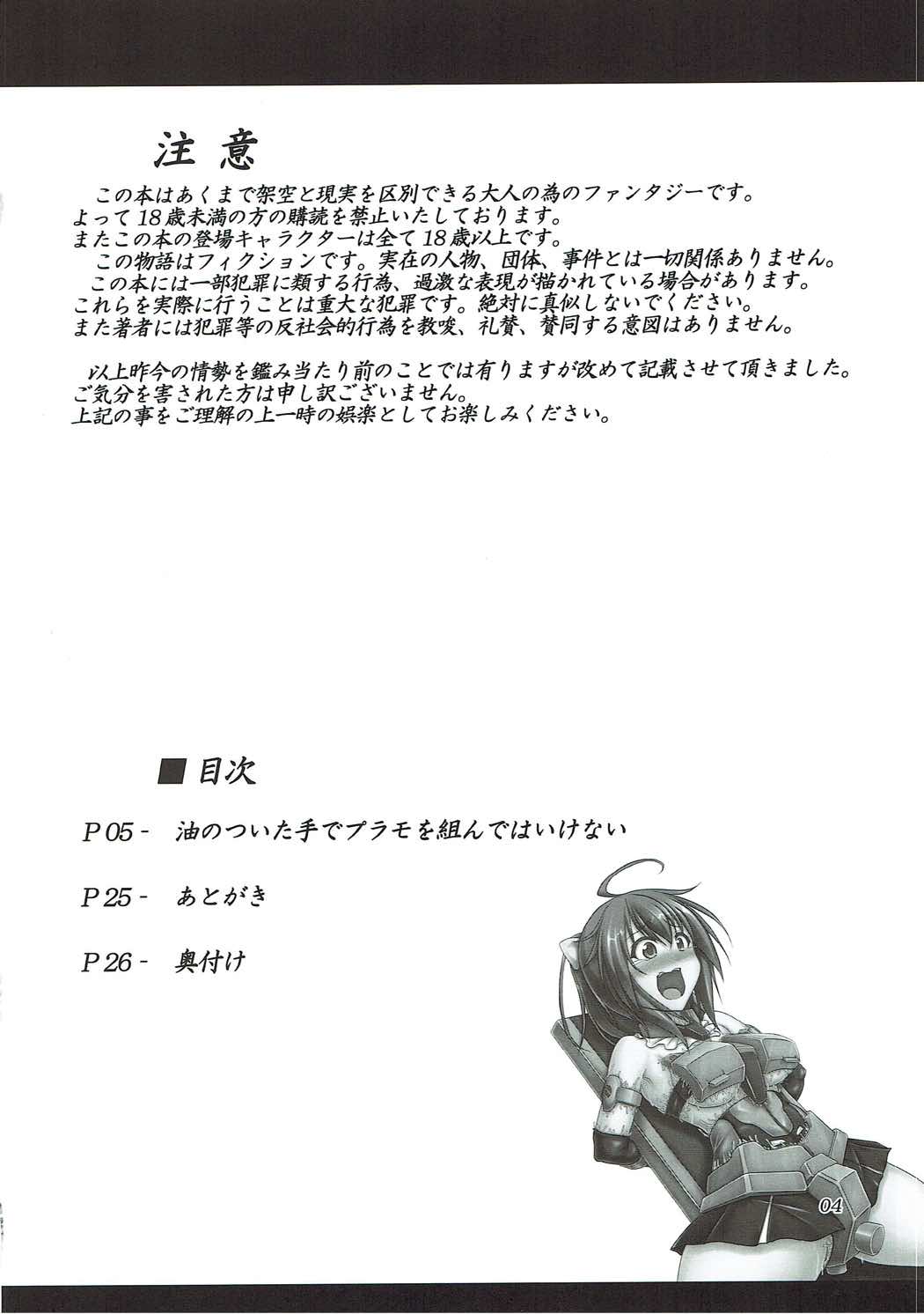 (C92) [光の燭 (光燭)] 油のついた手でプラモを組んではいけない (フレームアームズ・ガール)