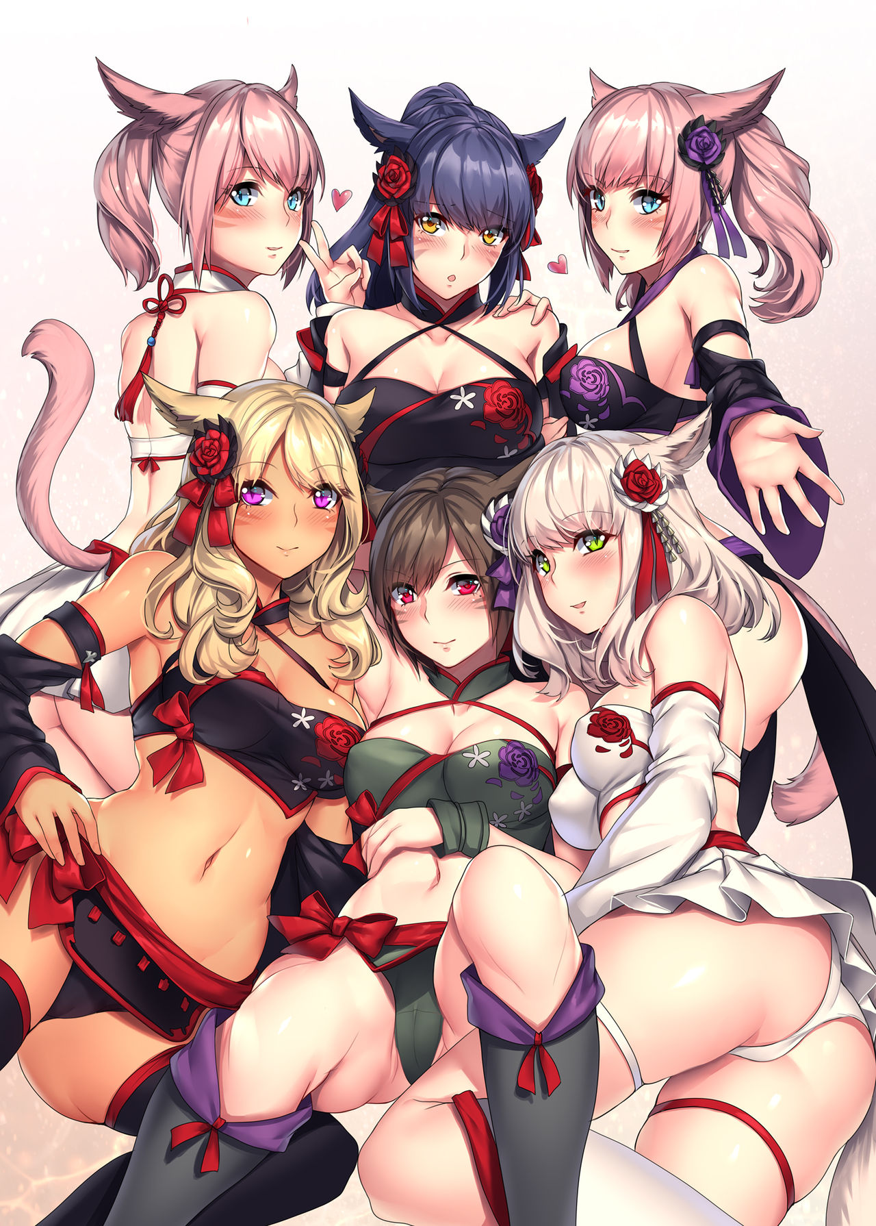 [らいおんおいる (或真じき)] みこって×はーれむ!! ～俺以外のFCメンが全員メスッテな件～ (ファイナルファンタジーXIV) [DL版]
