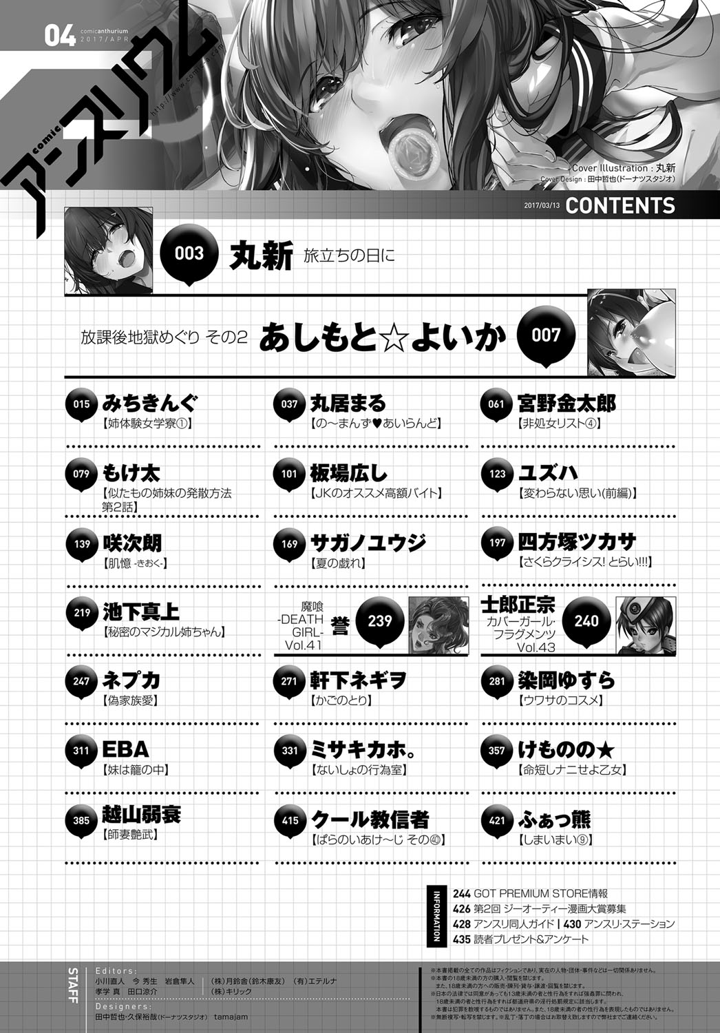 COMIC アンスリウム 2017年4月号 [DL版]