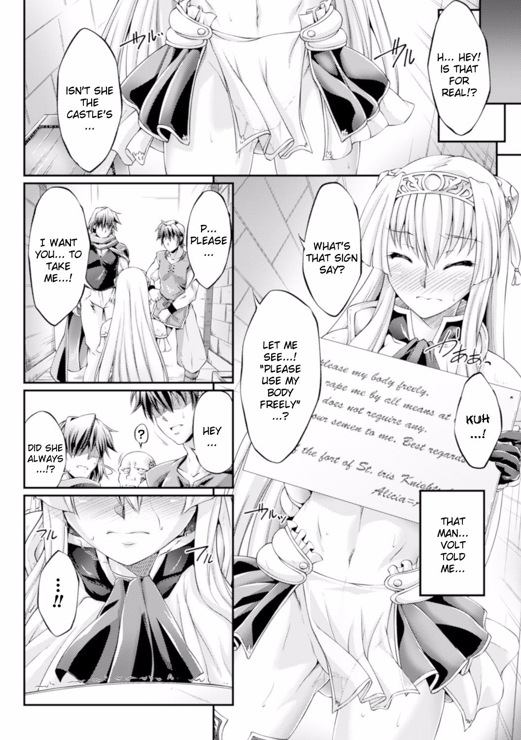 [大月渉] 黒獣 ～気高き聖女は白濁に染まる～ THE COMIC 1-8 [英訳] [DL版]