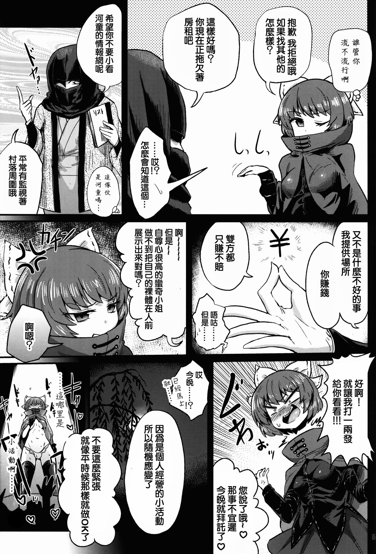 (秋季例大祭3) [蒟蒻鍋 (magifuro蒟蒻)] 柳の下のふたなりオナニーショー (東方Project) [中国翻訳]