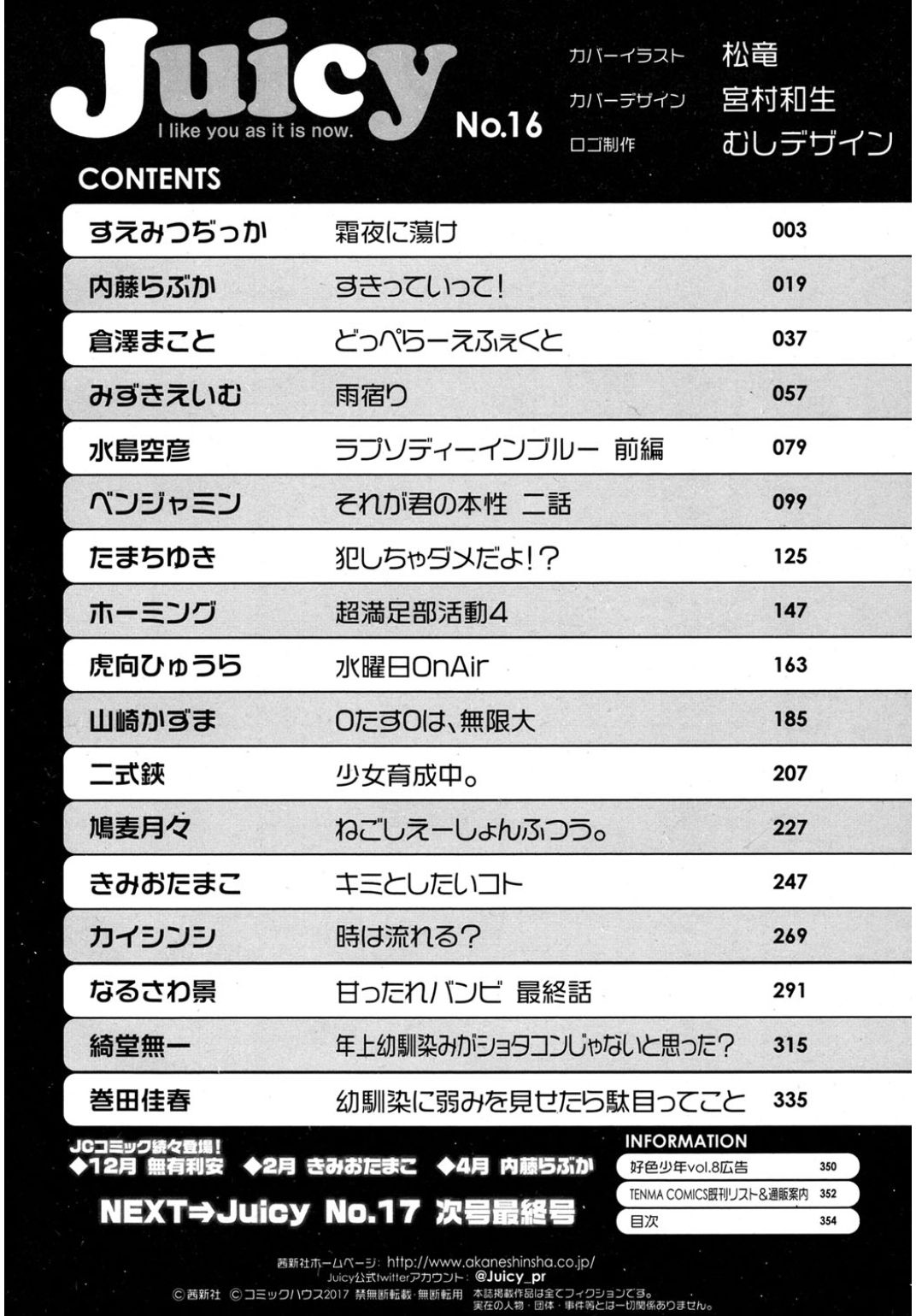 ジューシー No.16 2017年1月号 [DL版]