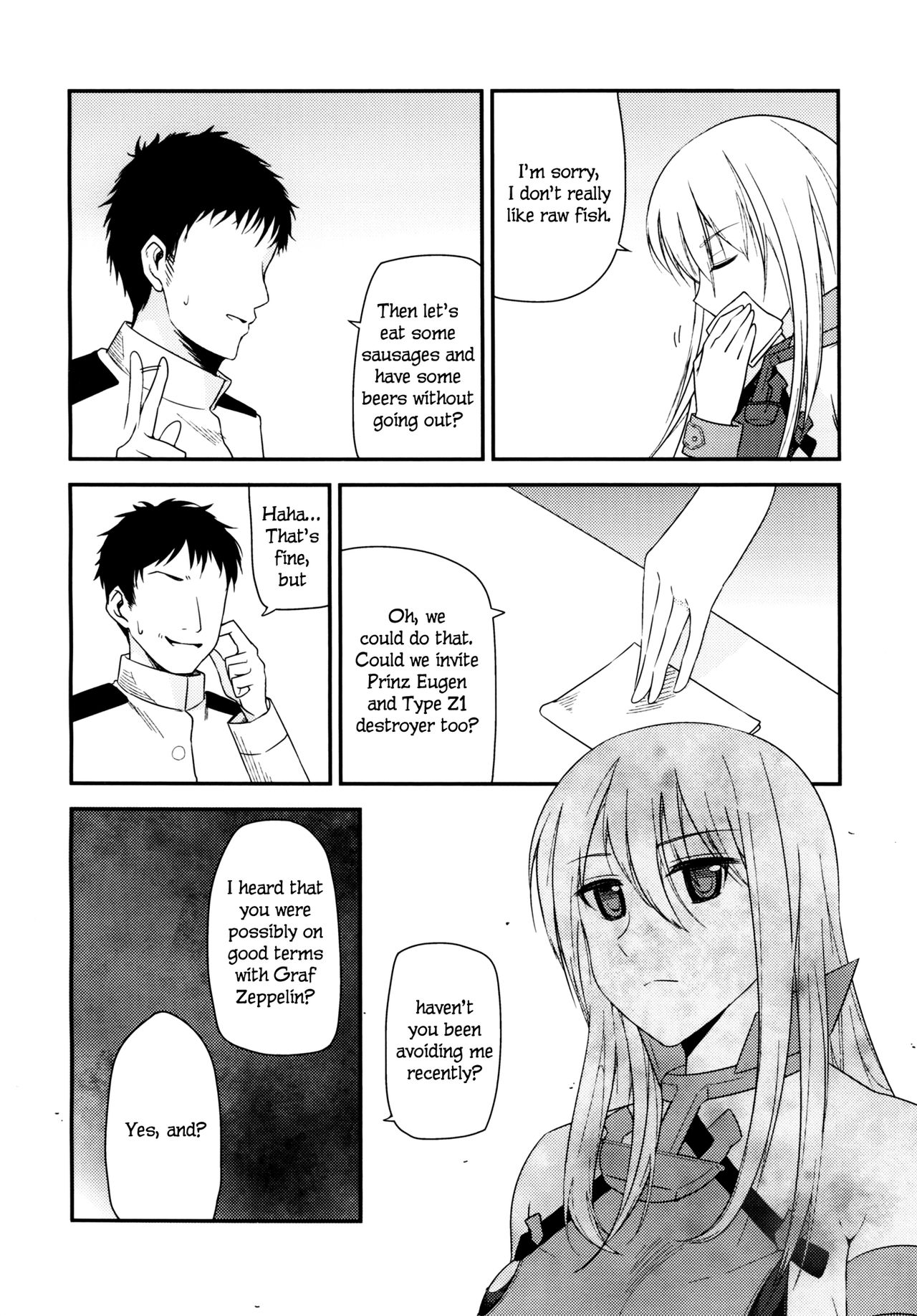 (COMIC1☆10) [Corgi army (ふじみつ)] JACKE WIE HOSE (艦隊これくしょん -艦これ-) [英訳]