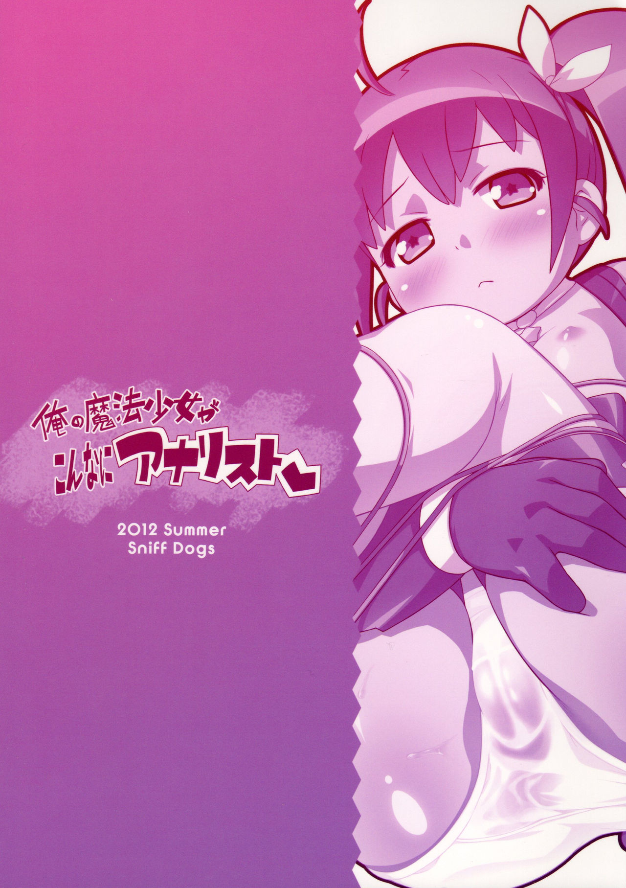 (C82) [Sniff Dogs (氏家もく)] 俺の魔法少女がこんなにアナリスト (俺の妹がこんなに可愛いわけがない) [英訳]