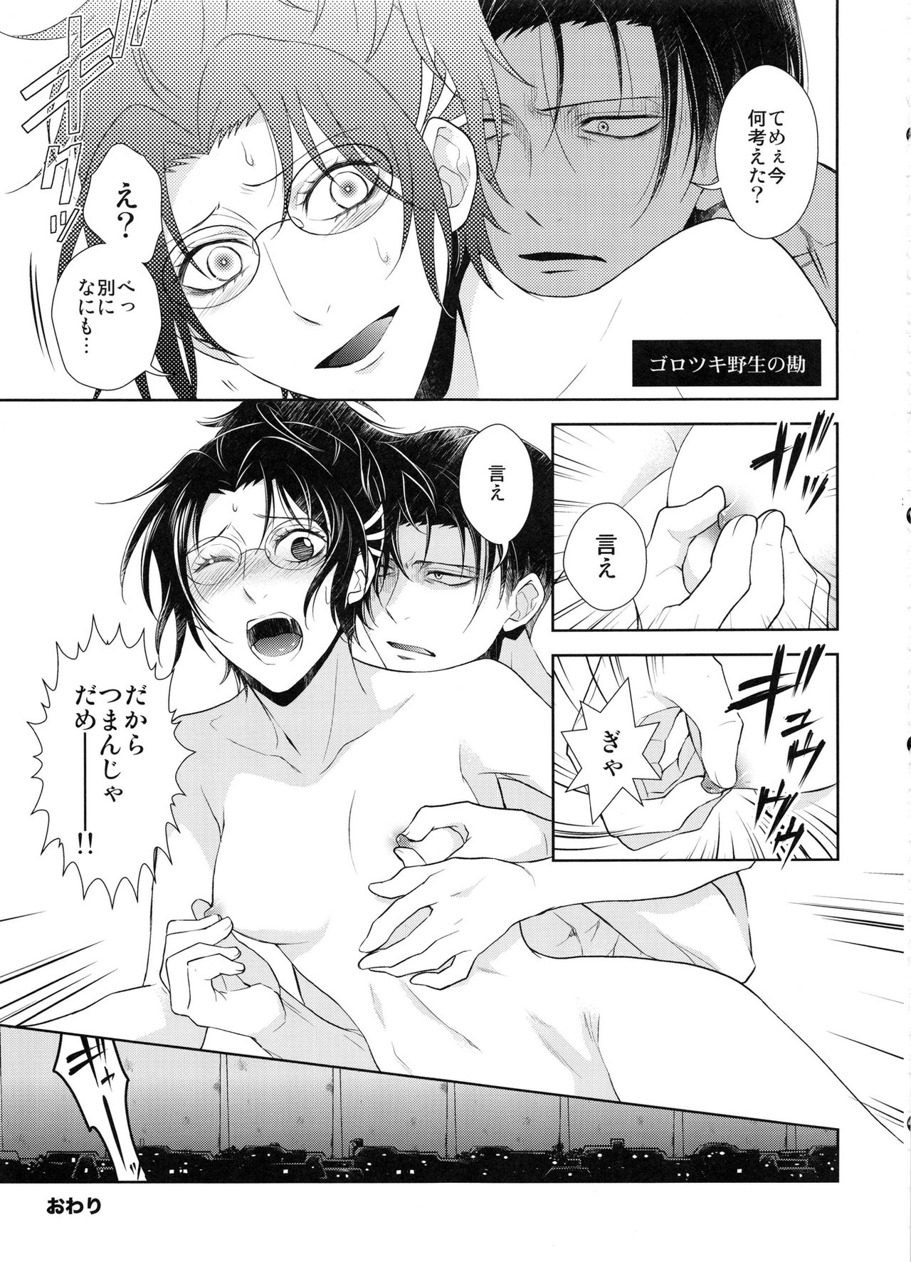 (サンクリ62) [RIX (マミヤ)] 休日をまったりすごすはずだった。 (進撃の巨人)