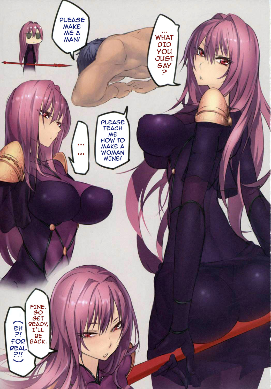 [餓武者羅 (銀河味)] おしえてお師匠様 (Fate/Grand Order) [英訳]