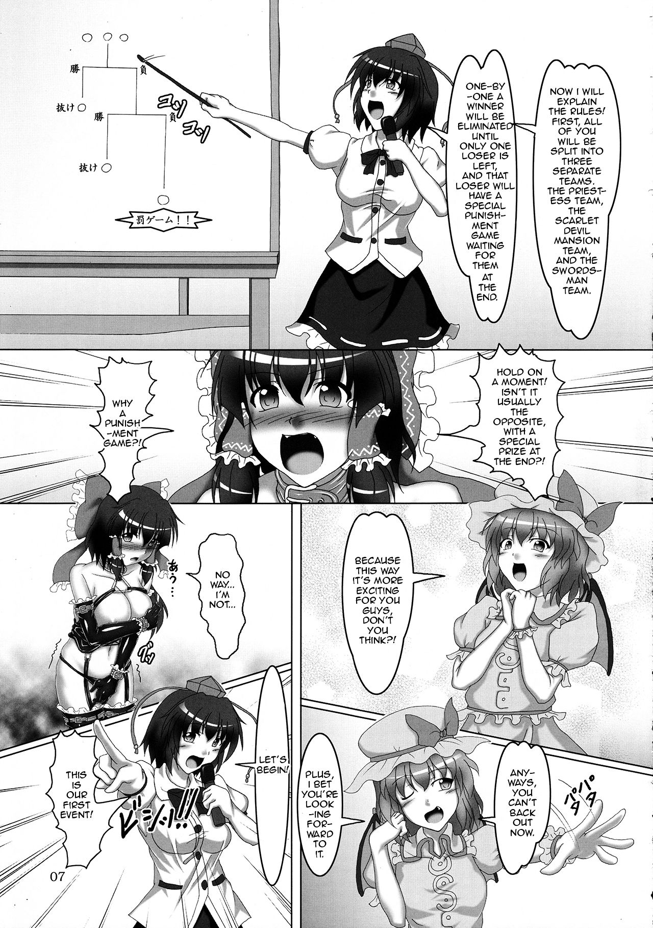 (C82) [光の燭 (光燭)] 東方ボンデジ運動会!! (東方Project) [英訳]