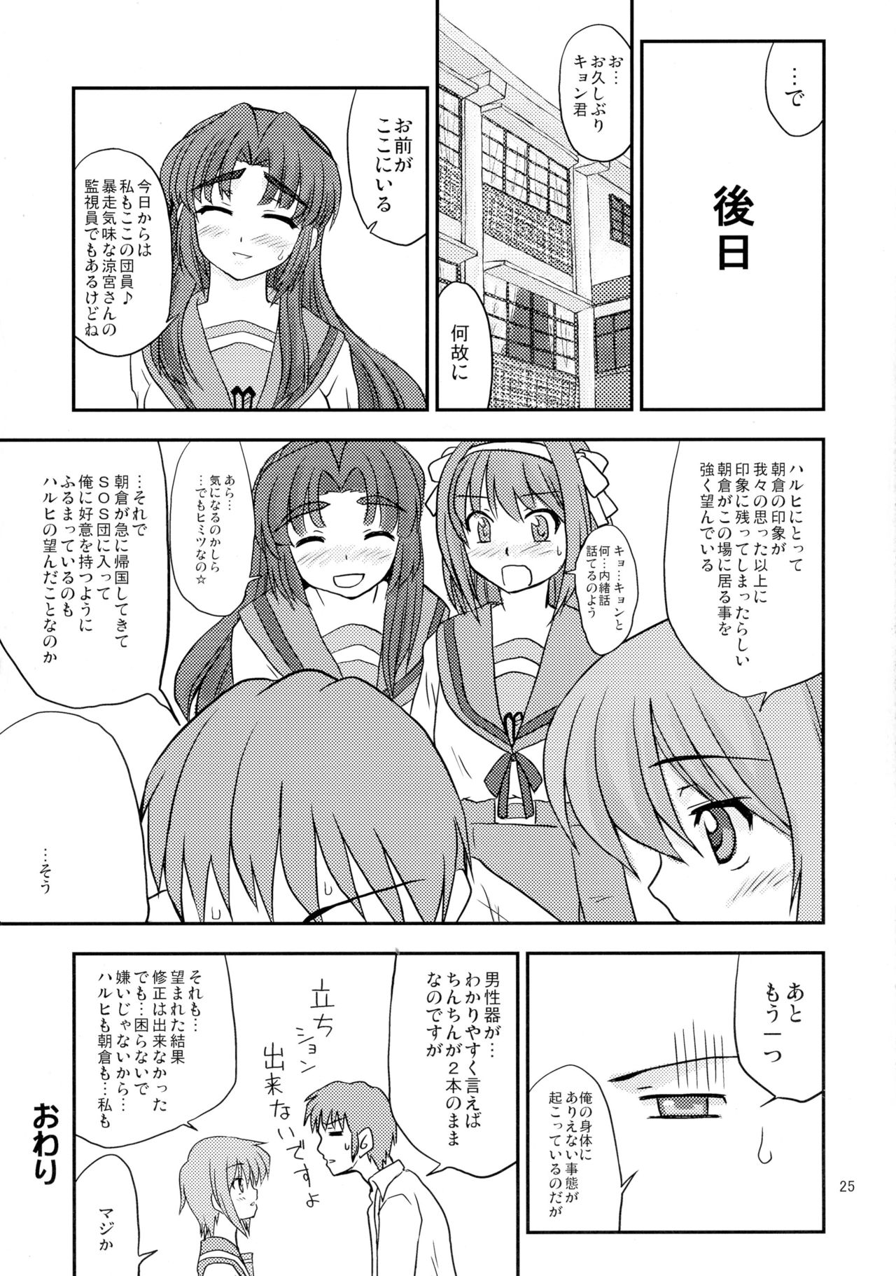 (C74) [ななも屋 (ななも)] 朝倉さんにいやらしい事をされる本 (涼宮ハルヒの憂鬱)