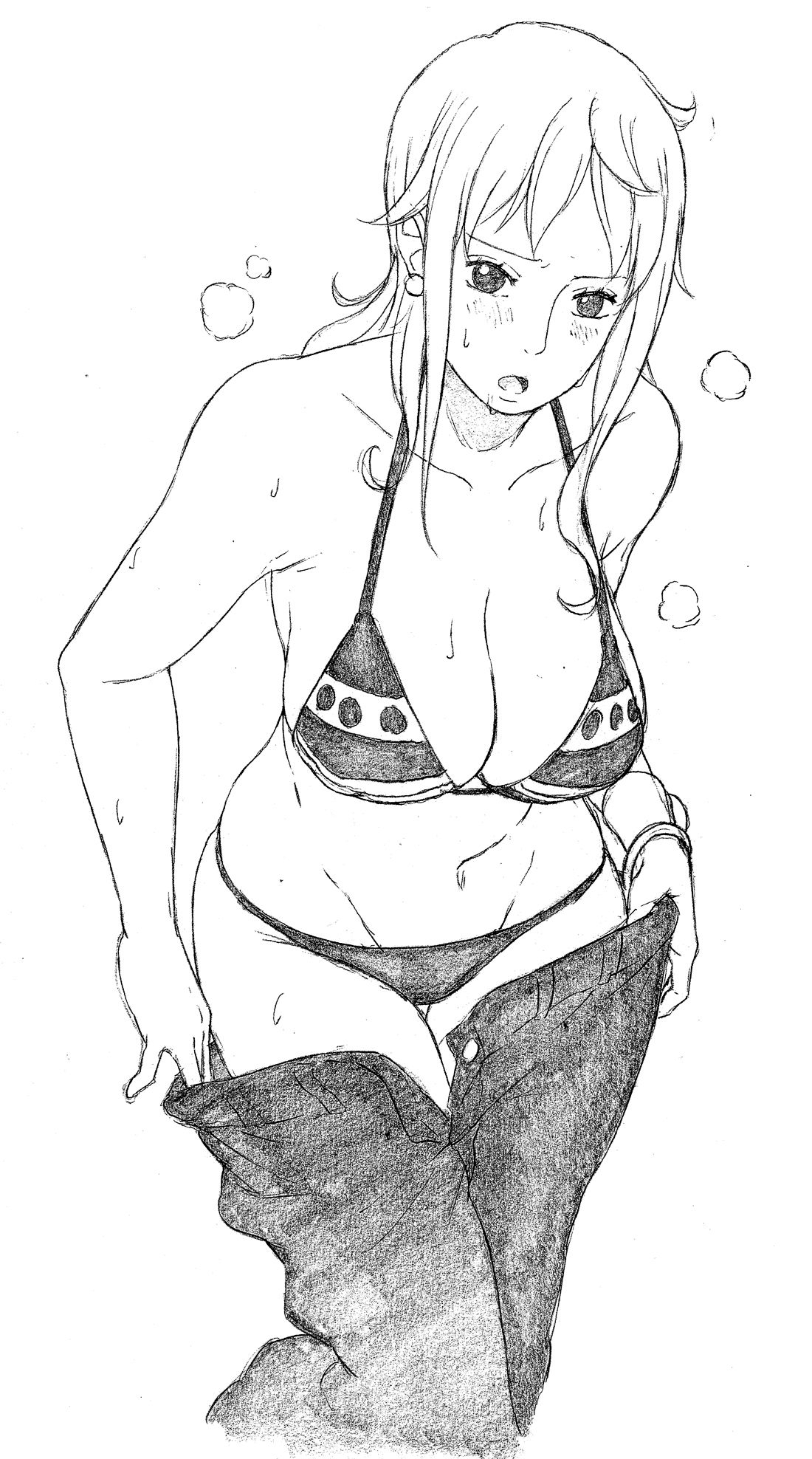 (C79) [モモモトのさと (モモモト)] 線画でコピーな本。 (ワンピース) [英訳]