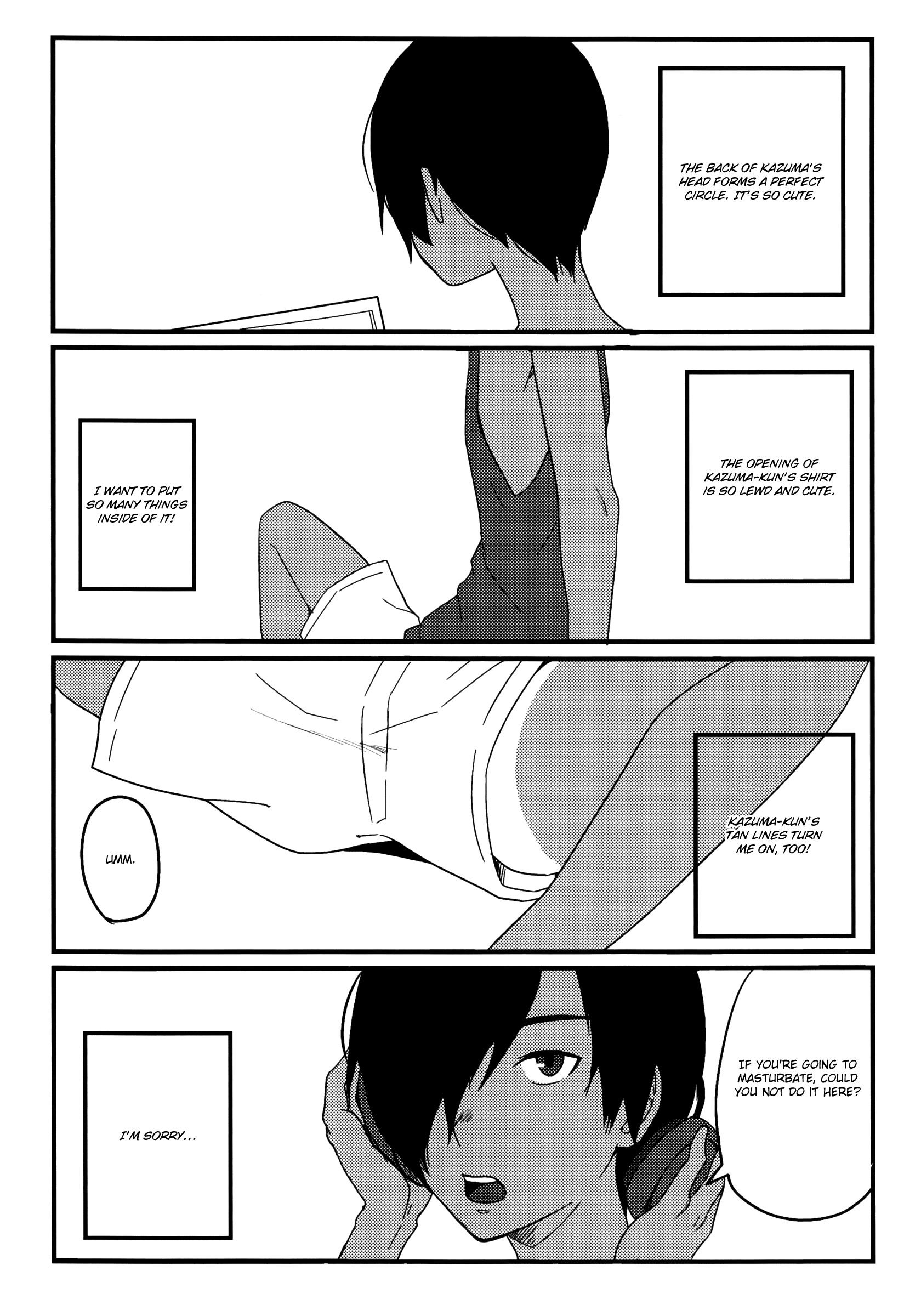 (ショタスクラッチ15) [関サバト (作)] かずまん (サマーウォーズ) [英訳]