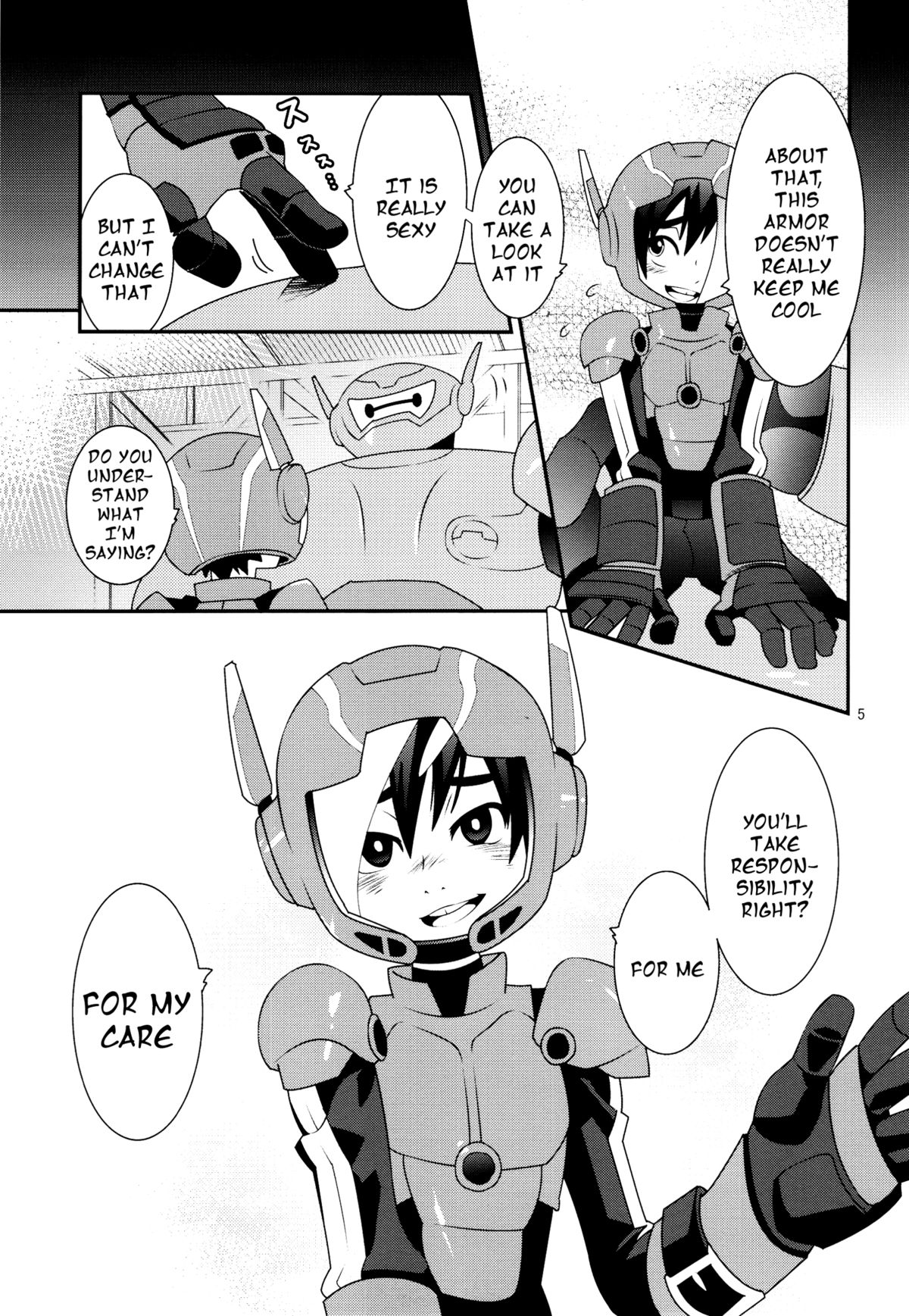 (ショタスクラッチ27) [M2-HERO (影武者)] 天才君フェチズムライド (ベイマックス) [英訳]