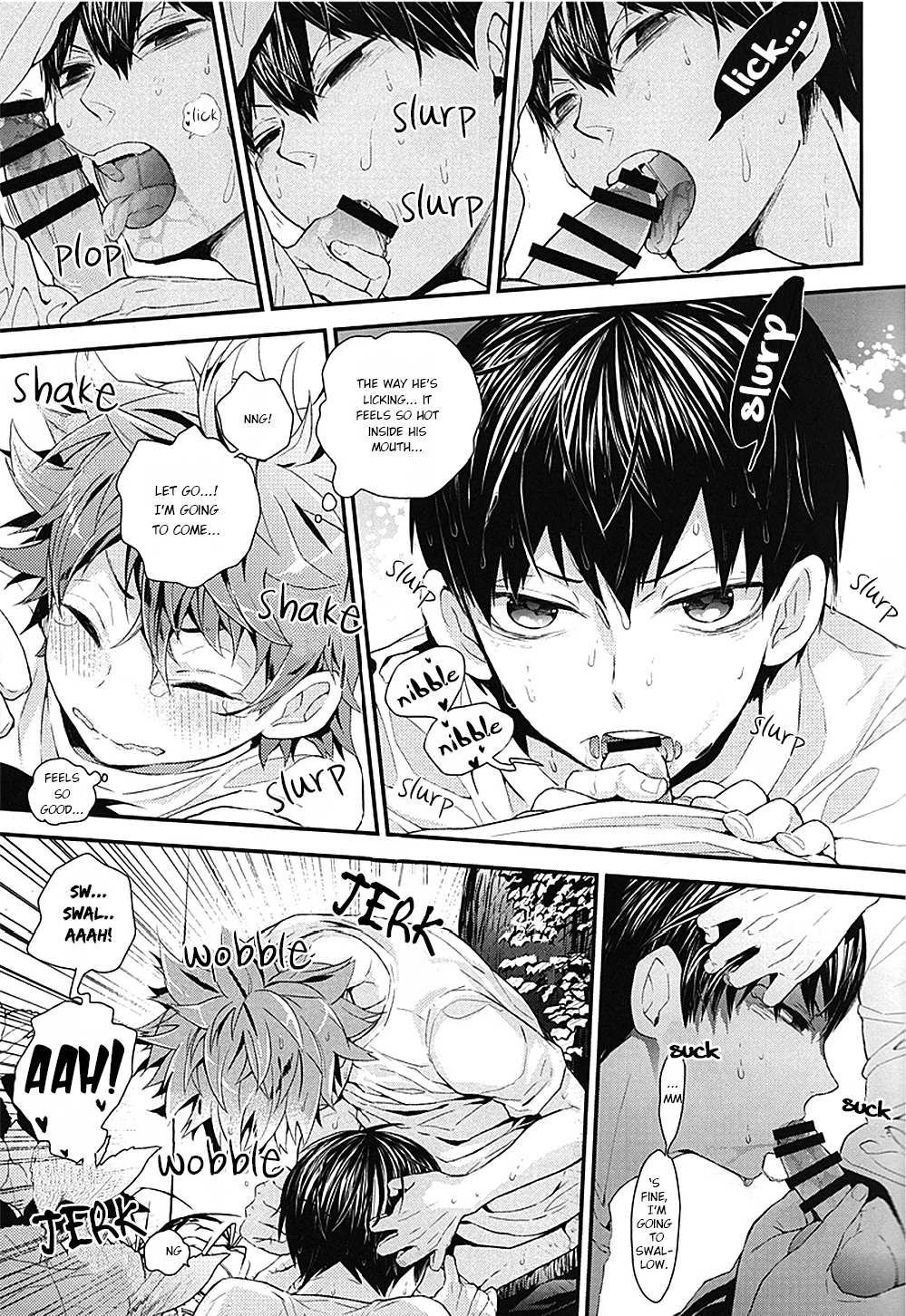 (SUPER23) [あこや貝とオマールえび (おおきぼん太)] 水濡れ注意! (ハイキュー!!) [英訳]