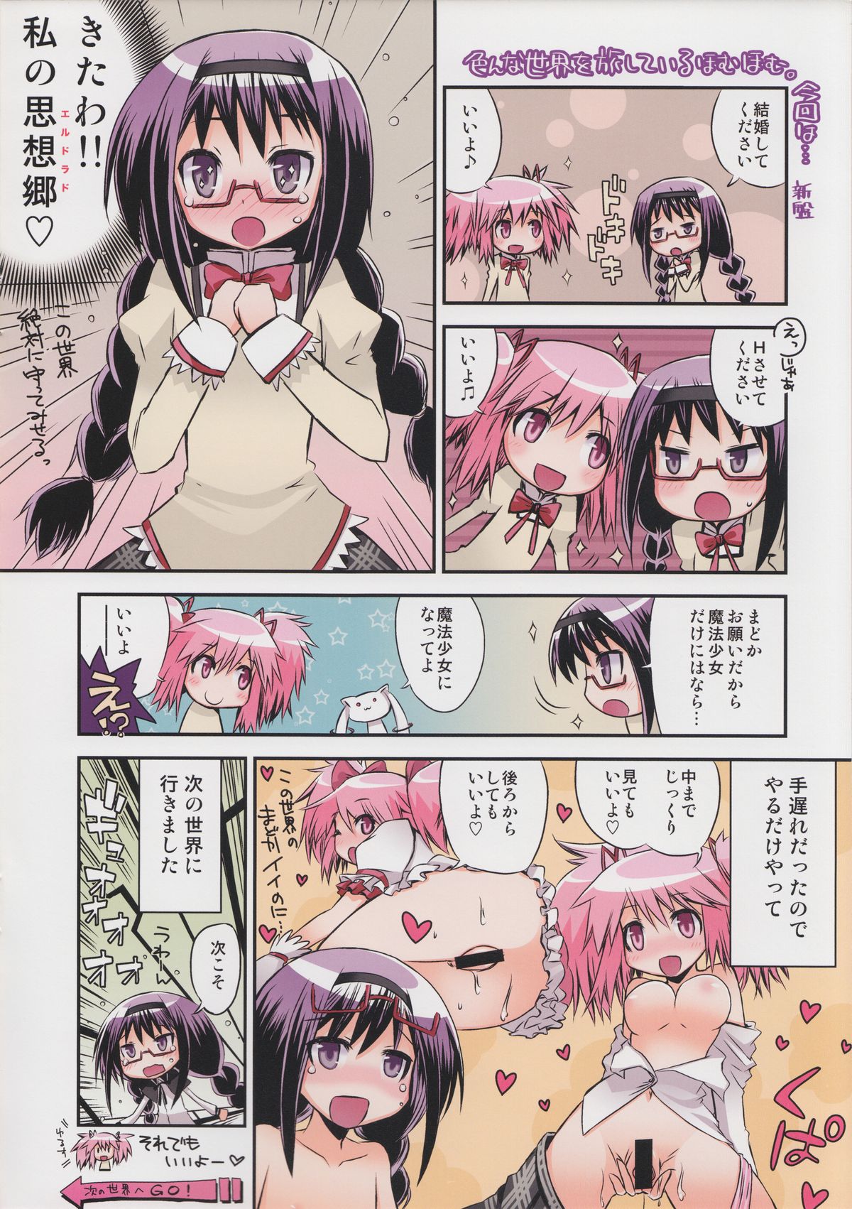 (C81) [Medical Berry, テクノフユノ (ha-ru, ふゆの春秋)] まどまどほむほむ (魔法少女まどか☆マギカ)