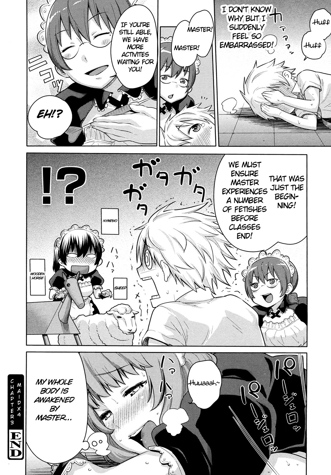 [アガタ] メイド×4 第1-4章 [英訳]