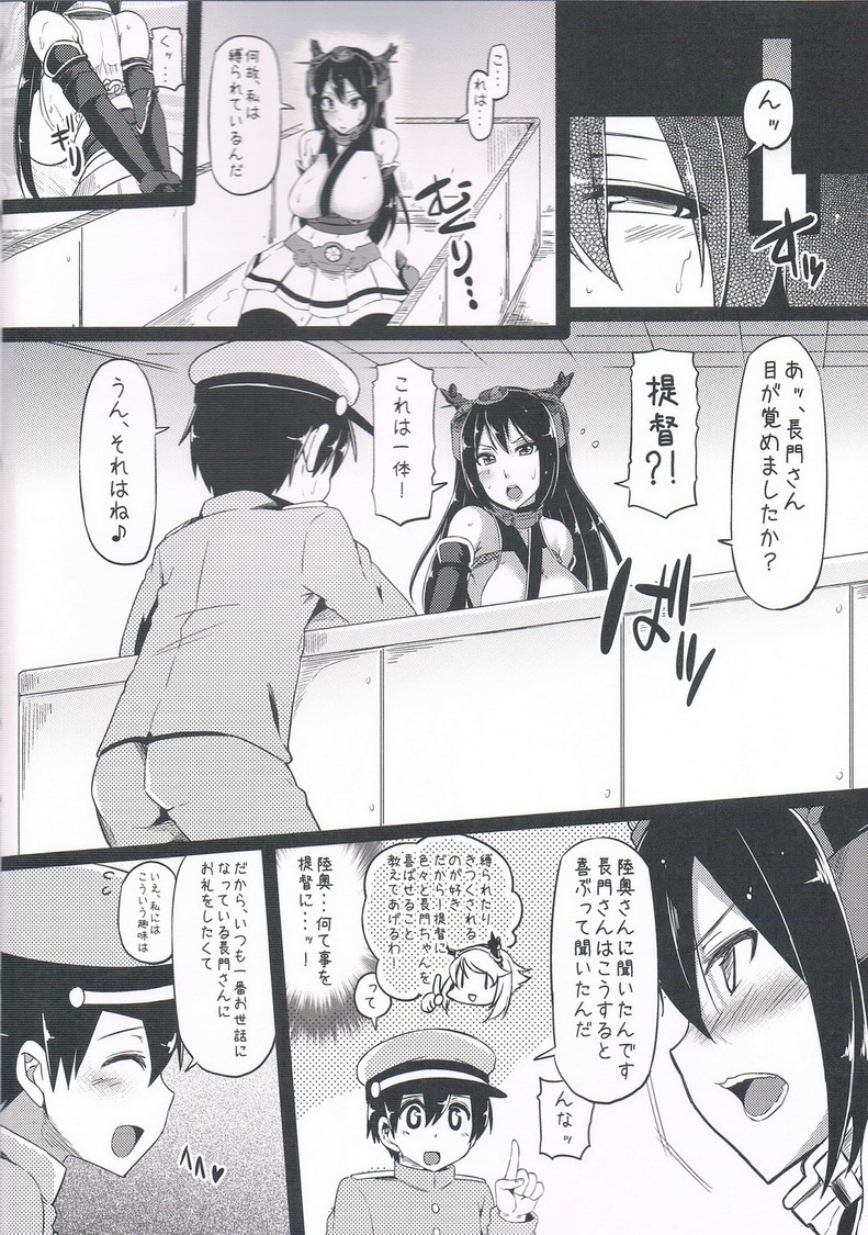 (C85) [ありぃすいべりぃ (綾枷ちよこ, 綾枷りべり)] 長門縛 (艦隊これくしょん -艦これ-)