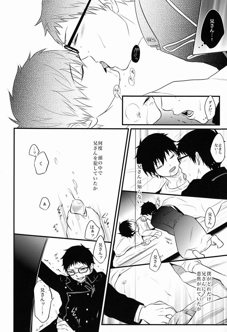(C81) [Ideogram (イデ・オグ)] 僕は兄さんの犬でいい (青の祓魔師)