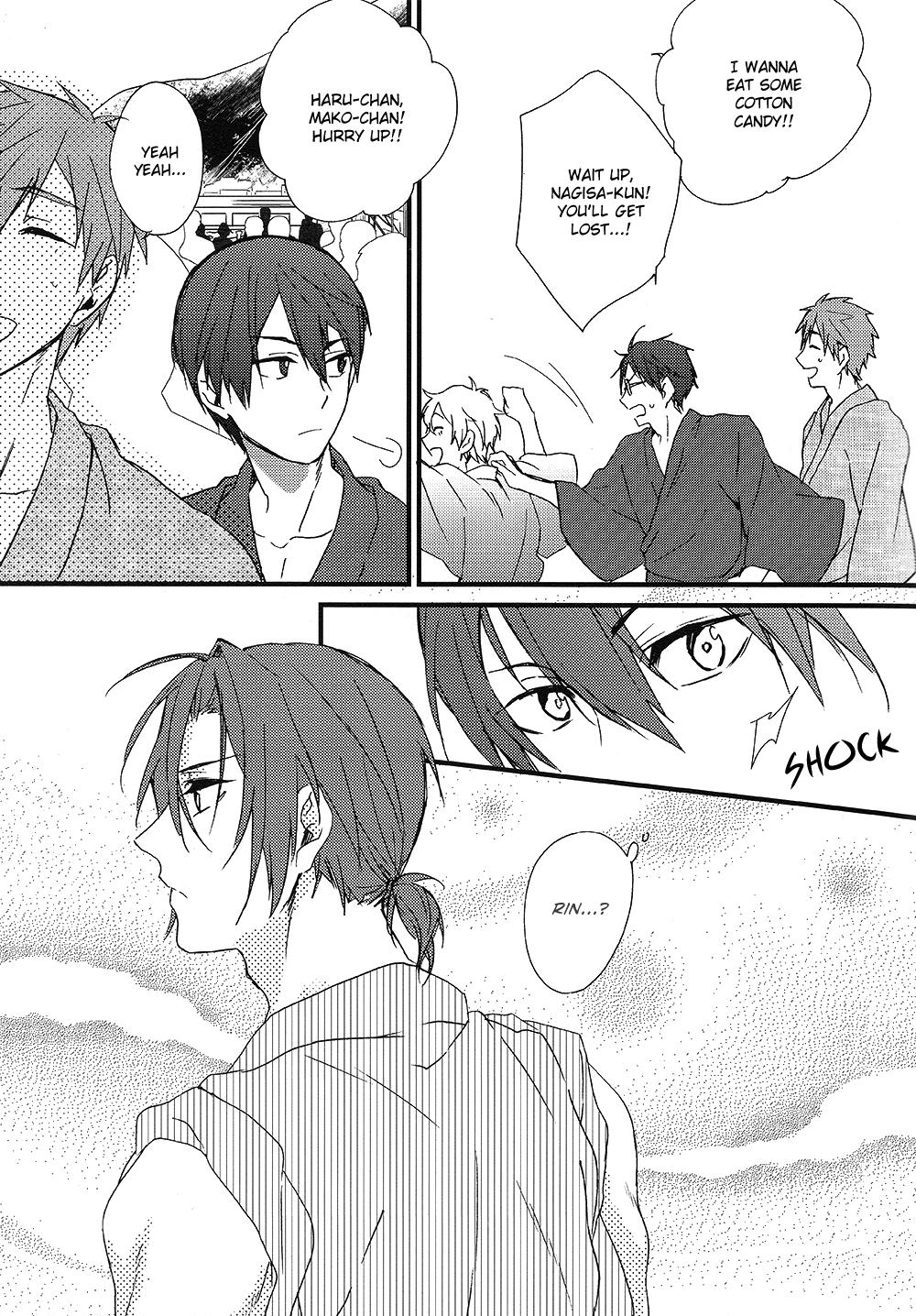 (GOOD COMIC CITY 20) [SKYJACK (北島)] なつのけもの (Free!) [英訳]
