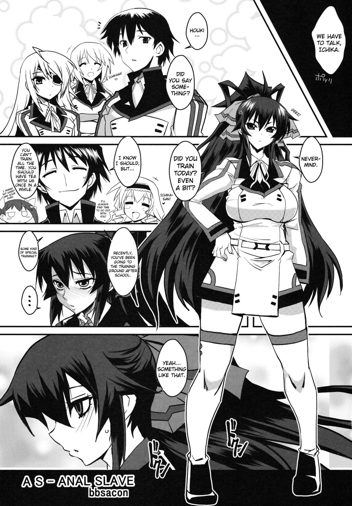 (C81) [黄泉比良坂、HINA*CAN (bbsacon、比奈子惟)] AS アナル・スレイブ (IS＜インフィニット・ストラトス＞) [英訳]