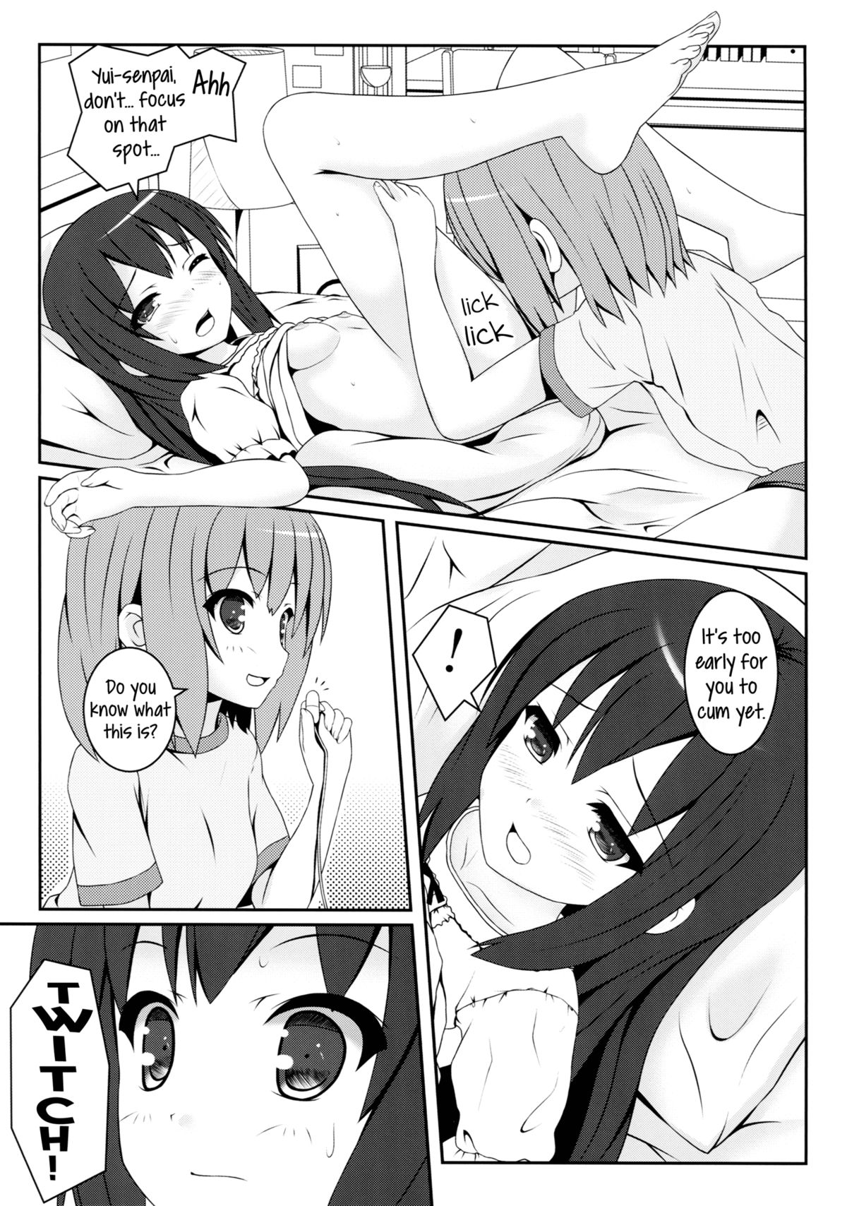 (C82) [milkberry (如月みゆ)] 夜の間だけの魔法 (けいおん!) [英訳]