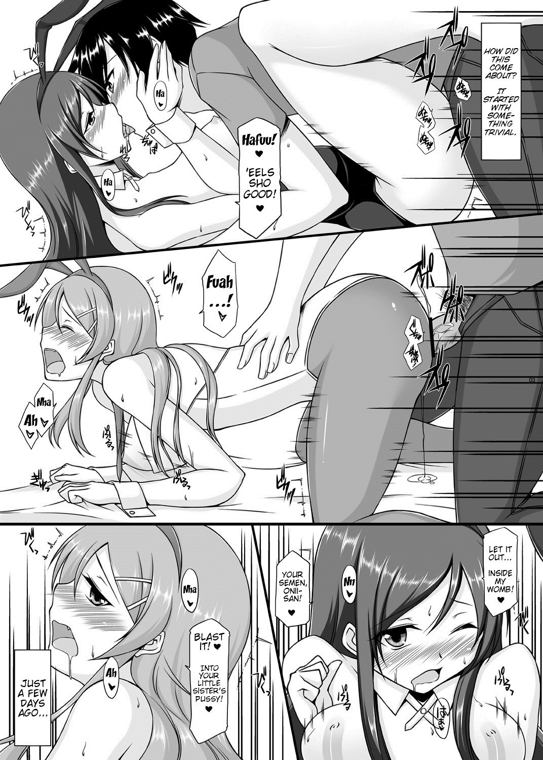 [ArcS (さくら悠)] BUNNY SISTERS (俺の妹がこんなに可愛いわけがない) [英訳]