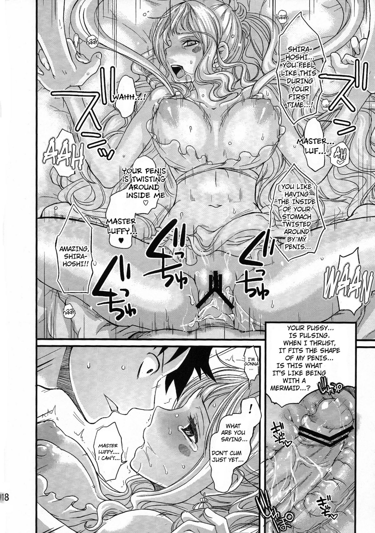 (C80) [Queen Of VANILLA (千草雀)] にんぎょひめ (ワンピース) [英訳]