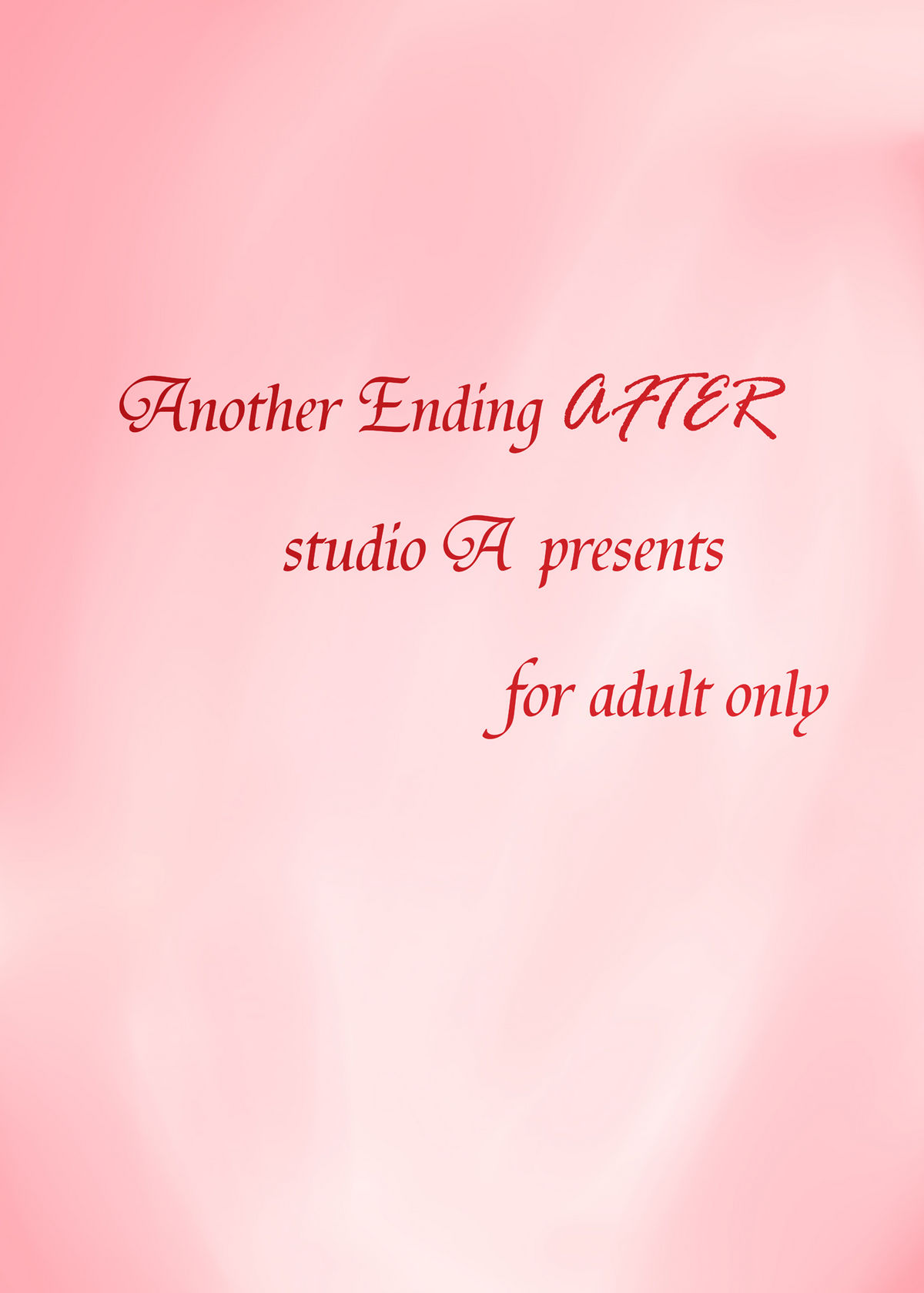 [studio A (稲鳴四季)] Another Ending AFTER (スクールランブル) [DL版]