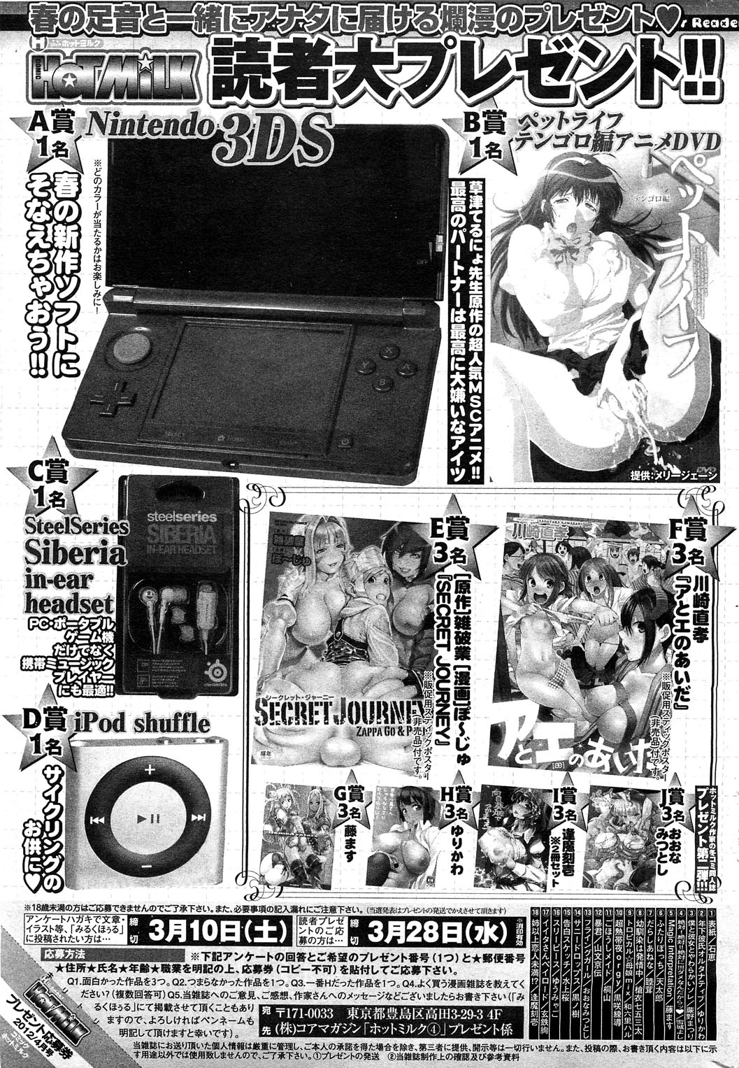 コミックホットミルク 2012年4月号