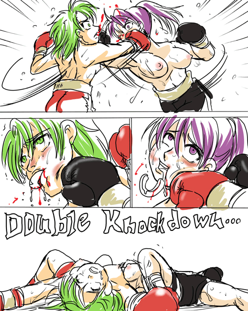 少女vs少女ボクシングマッチ4by Taiji [CATFIGHT]
