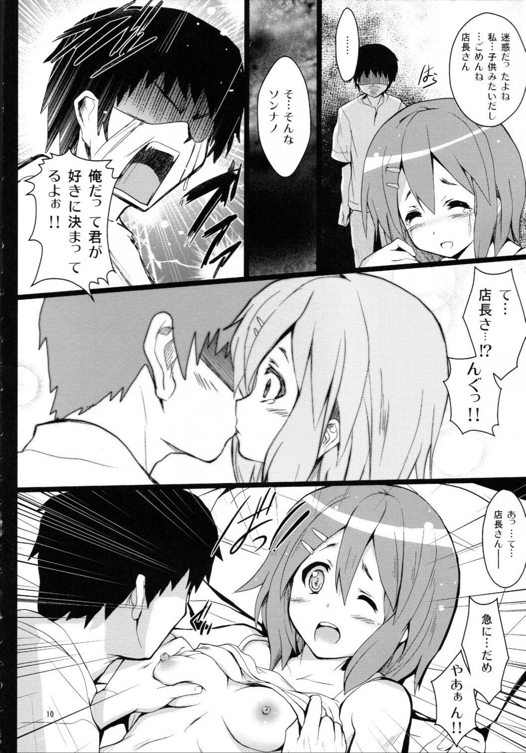 (C80) [サークルARE (ちぇる, 華師)] 唯ちゃんが俺のファミレスでバイトすることになった件 (けいおん！)