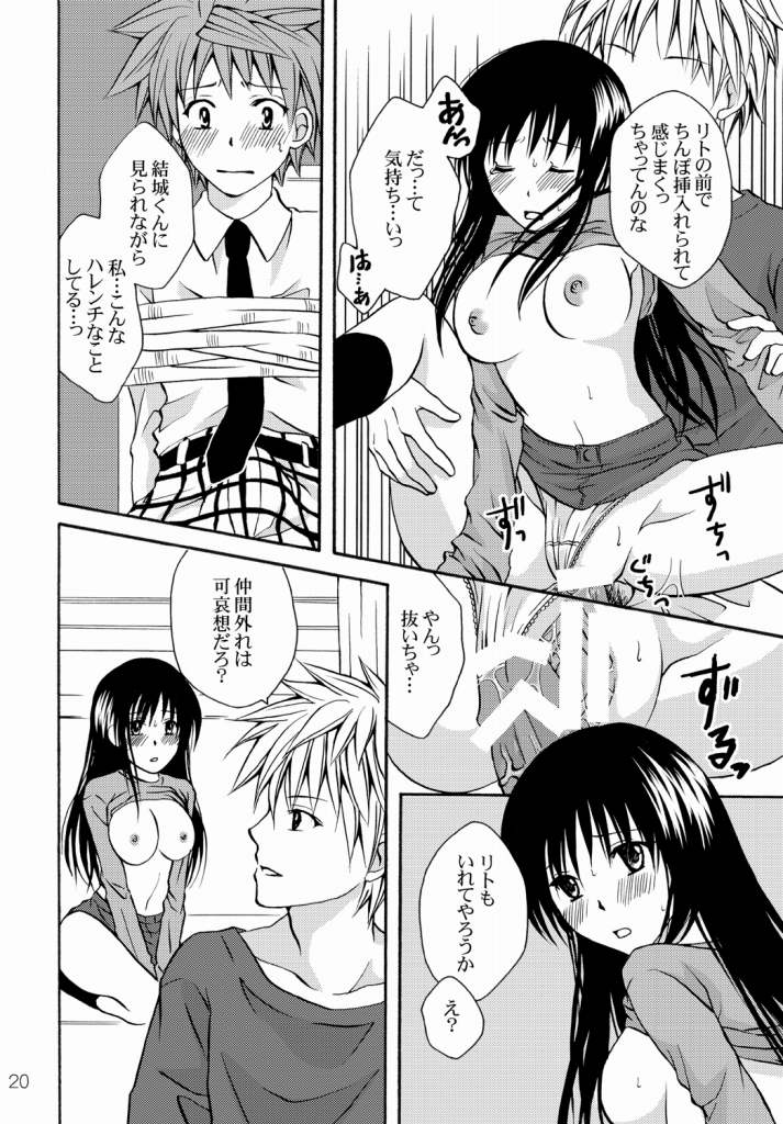 (C76) [氷月 (百乃木富夢)] 私と彼とお兄ちゃん (ToLOVEる-とらぶる-)