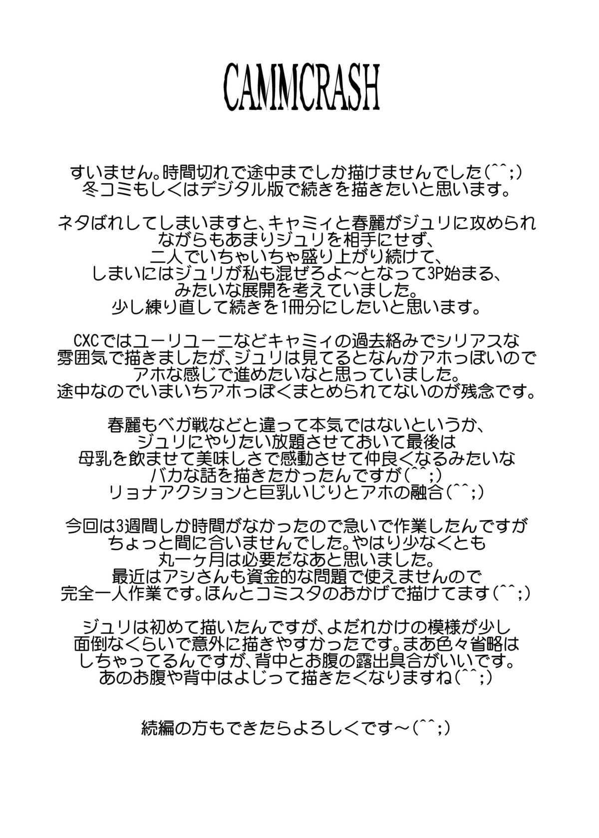 (C78) [悠理愛個人誌会 (悠理愛)] CAMMCRASH (ストリートファイター) [英訳]