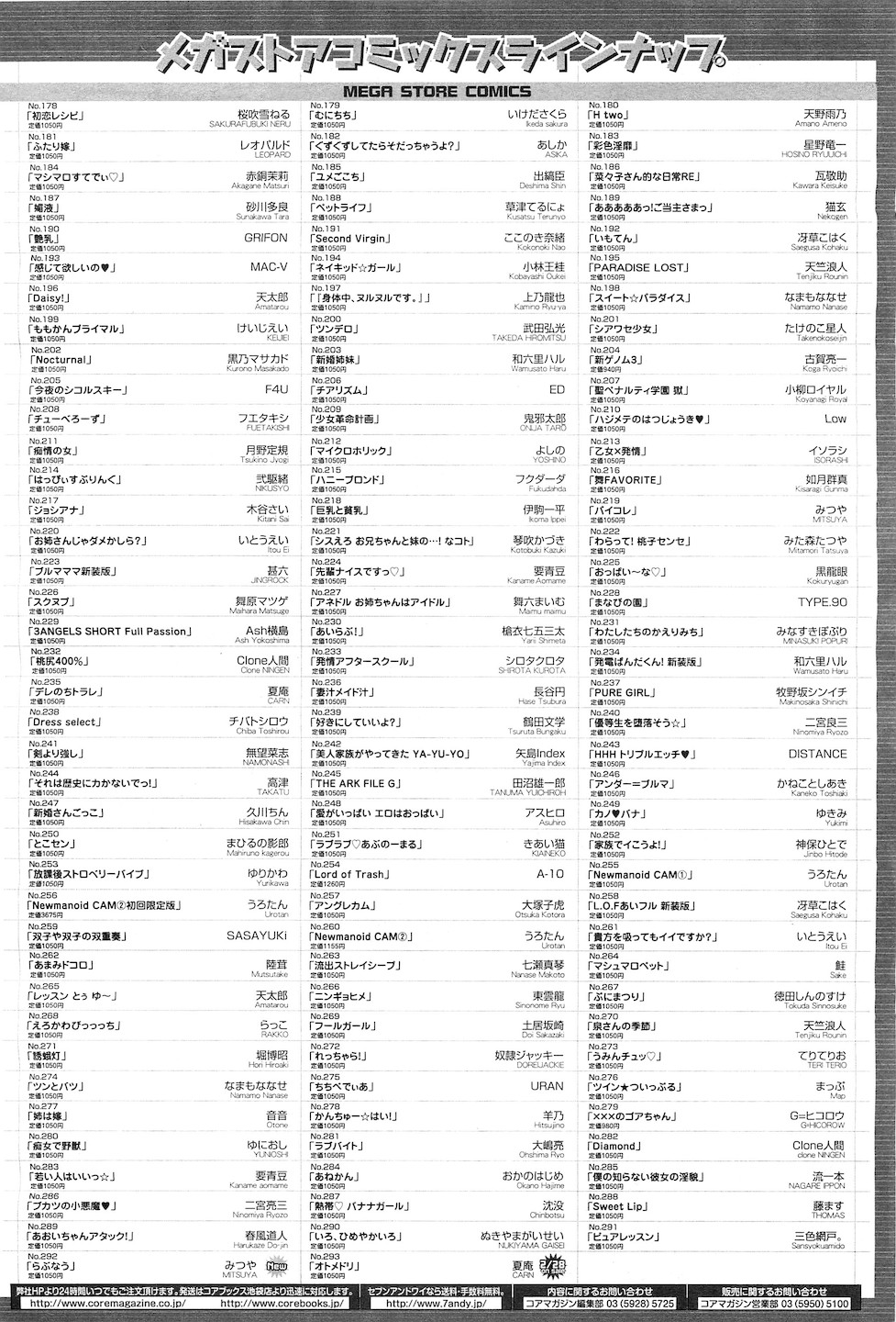 コミックメガストアH 2011年3月号