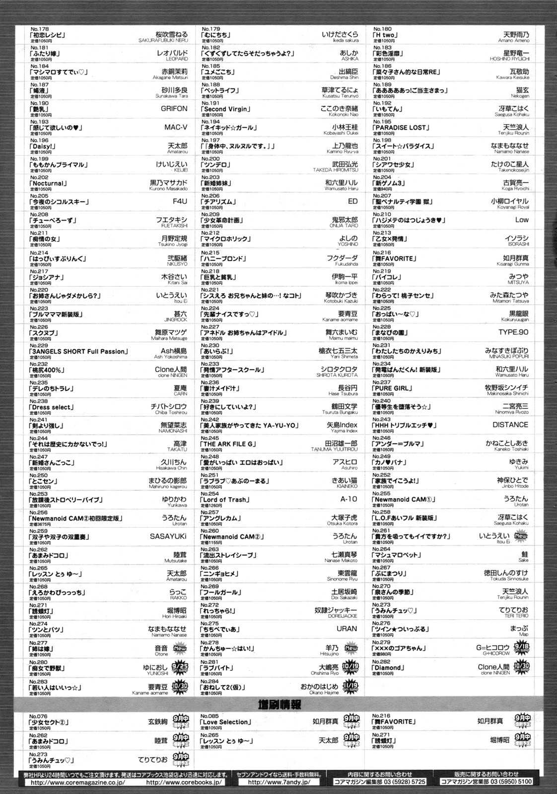 コミックメガストア 2010年11月号