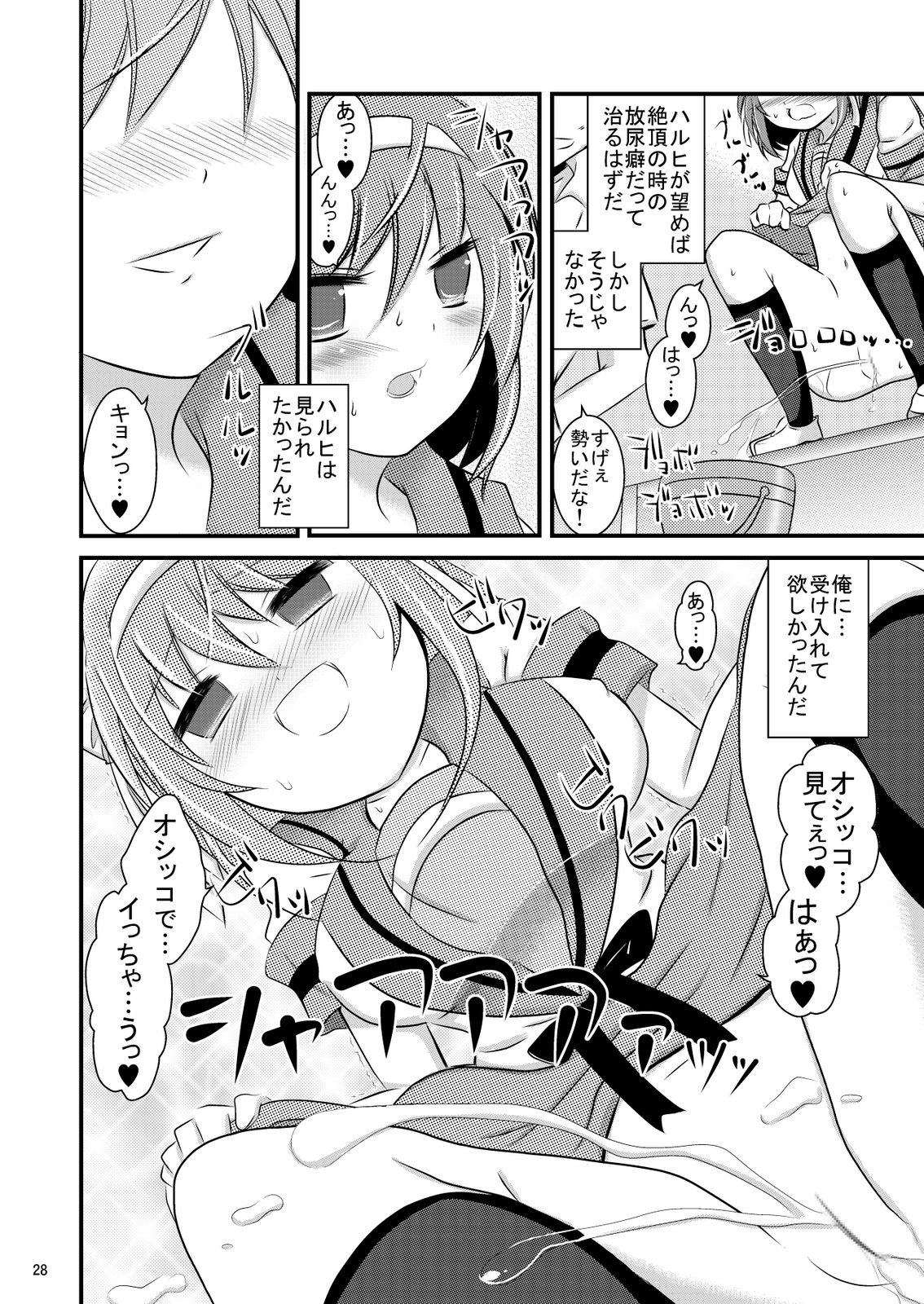 (C76) (同人誌) [妄想界の住人は生きている。] 大好きなハルヒだからいじめたくなるんじゃないか ＃02 おもらし調教篇 (涼宮ハルヒの憂鬱)