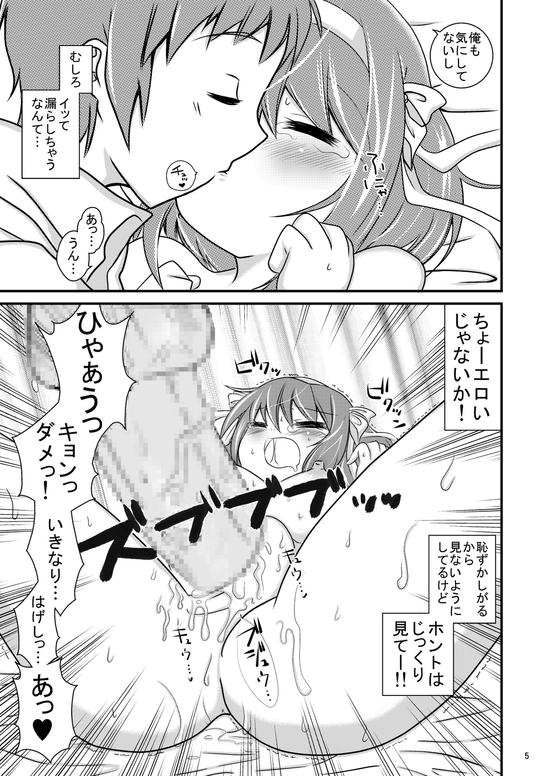 (C76) (同人誌) [妄想界の住人は生きている。] 大好きなハルヒだからいじめたくなるんじゃないか ＃02 おもらし調教篇 (涼宮ハルヒの憂鬱)