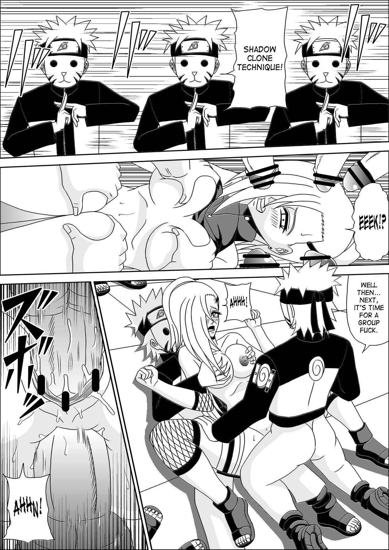 [ピラミッドハウス (マッスルマン)] くノ一陵辱種付修行 (ナルト) [英訳]