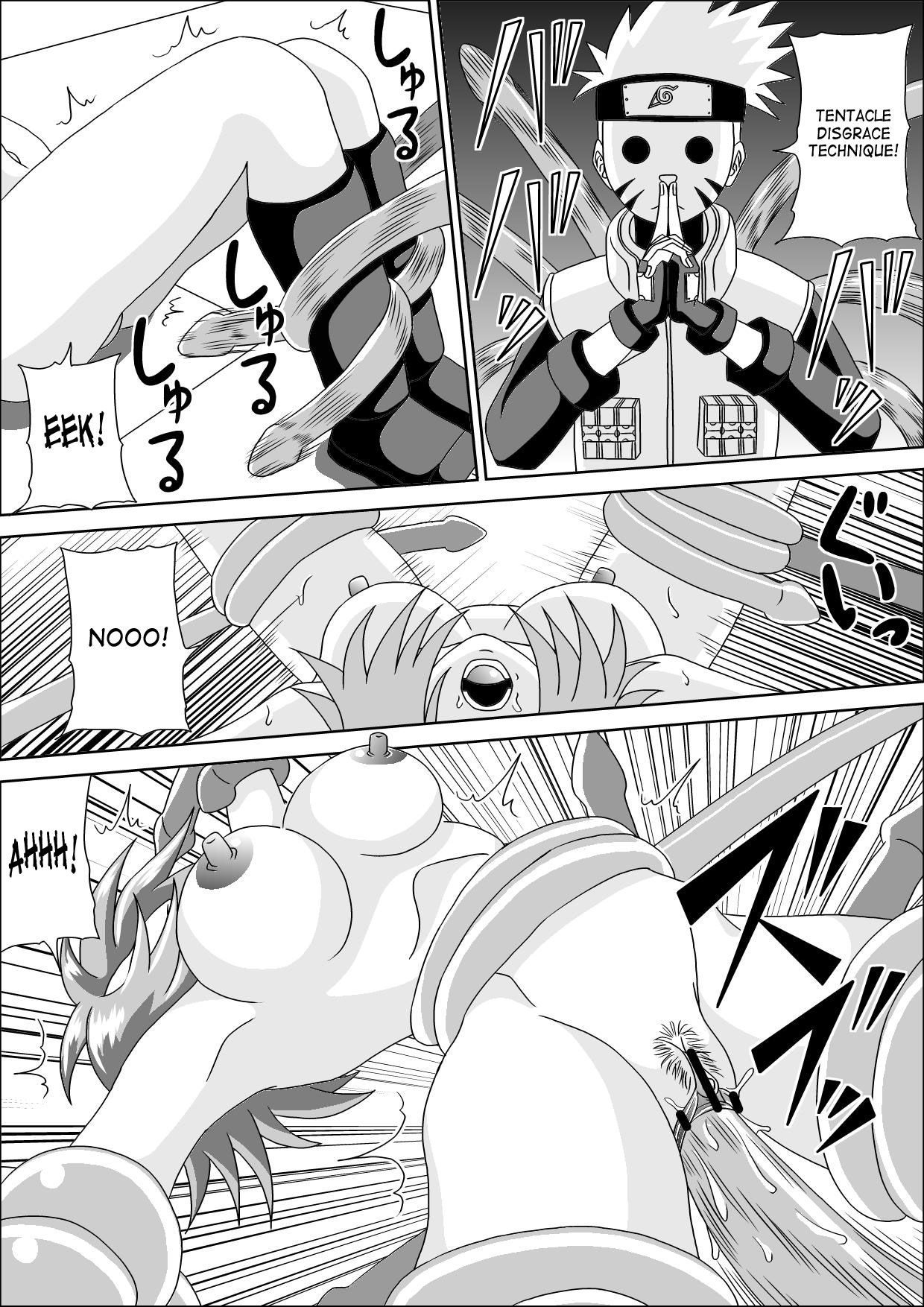 [ピラミッドハウス (マッスルマン)] くノ一陵辱種付修行 (ナルト) [英訳]