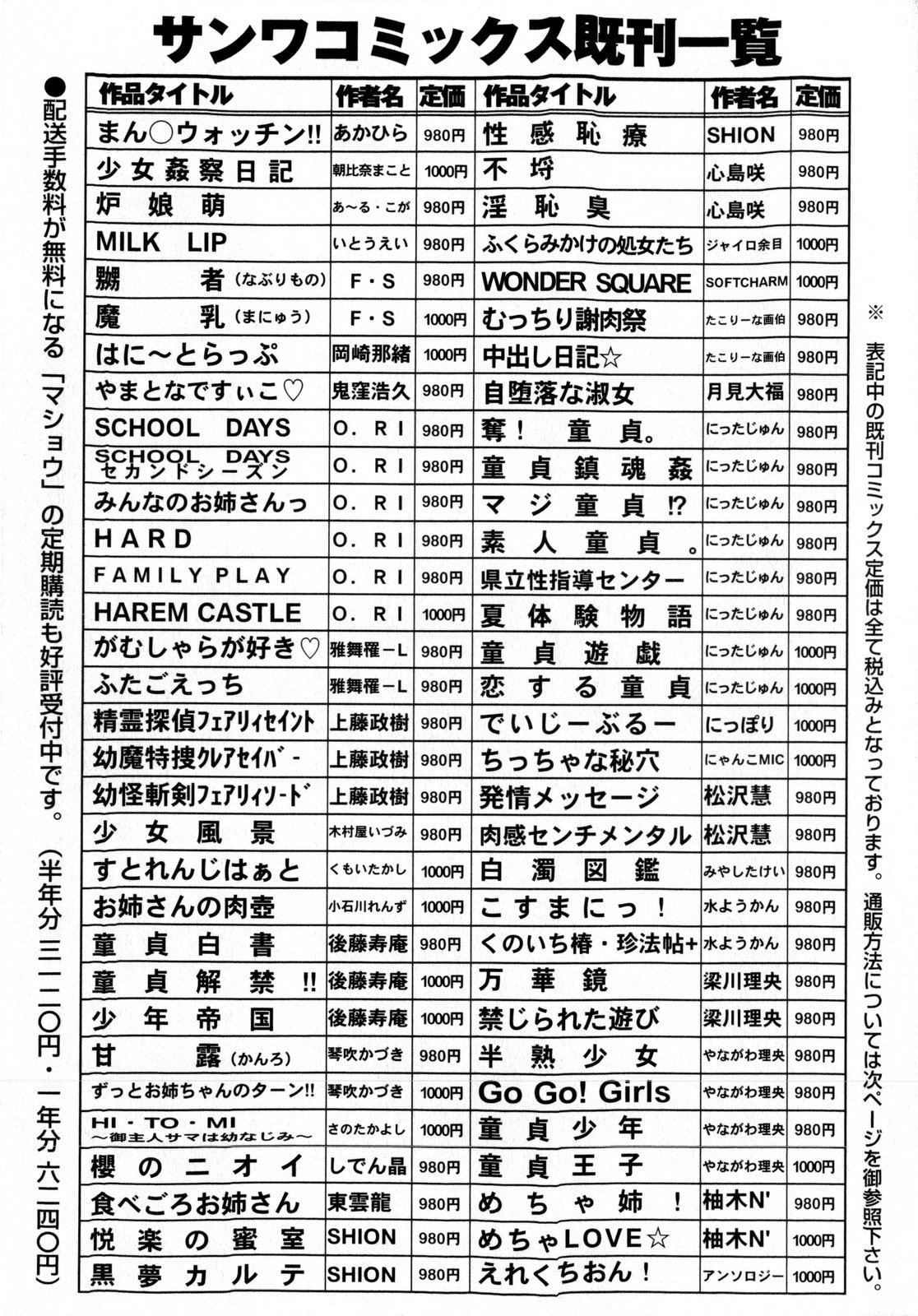 コミック・マショウ 2010年5月号