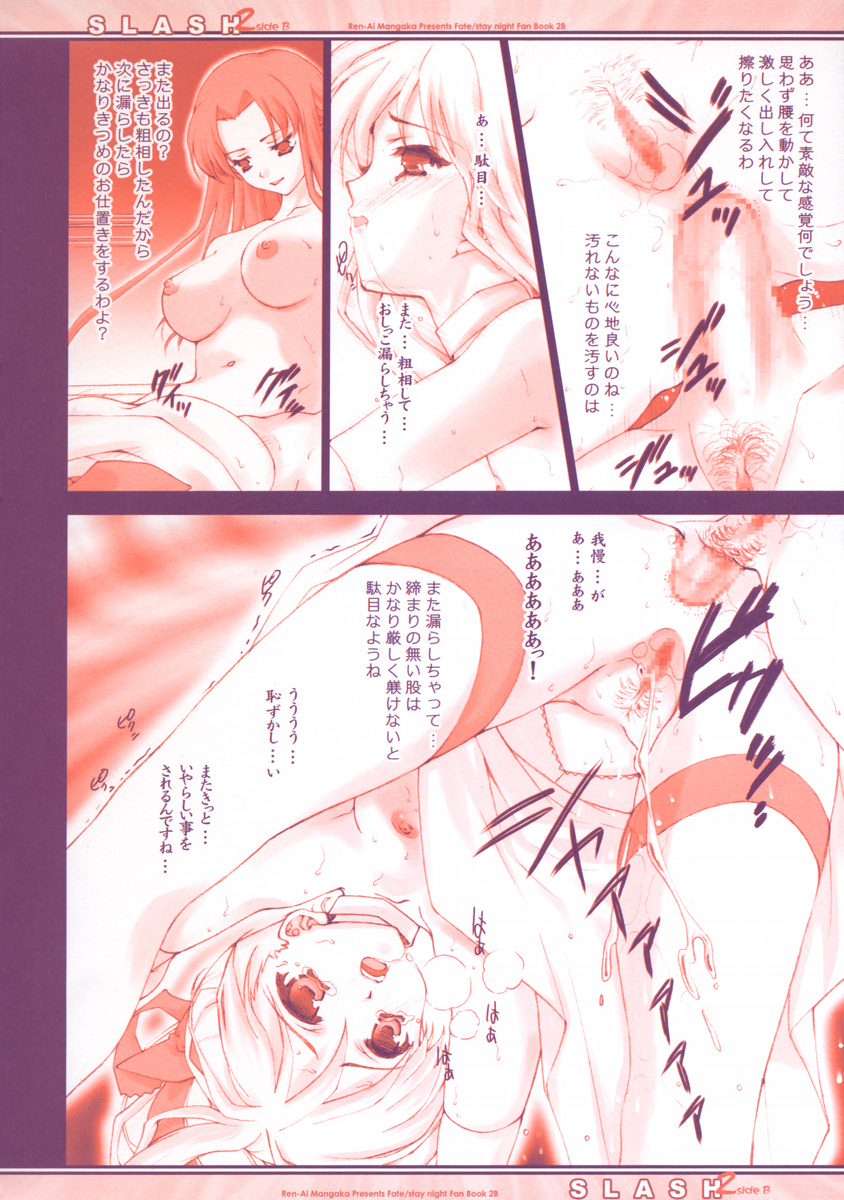 (C66) [恋愛漫画家 (鳴瀬ひろふみ)] SLASH2 Side B (Fate/stay night)