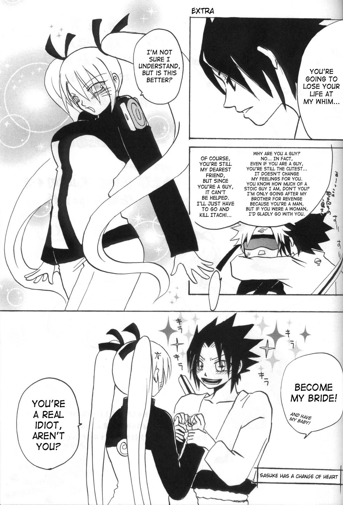 (C71) [蓮双魚 (橘颯希)] 花も恥じらうお年頃 (ナルト) [英訳]