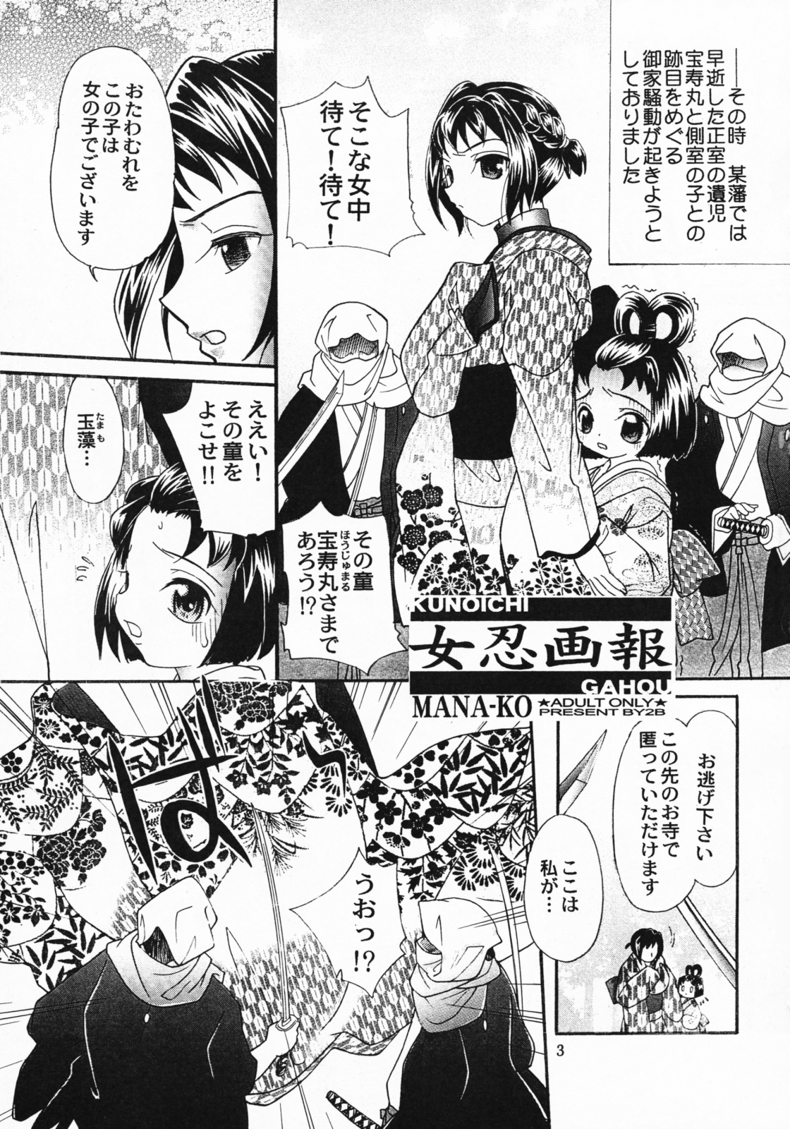 (C75) [2B (MANA-KO)] 女忍画報 三